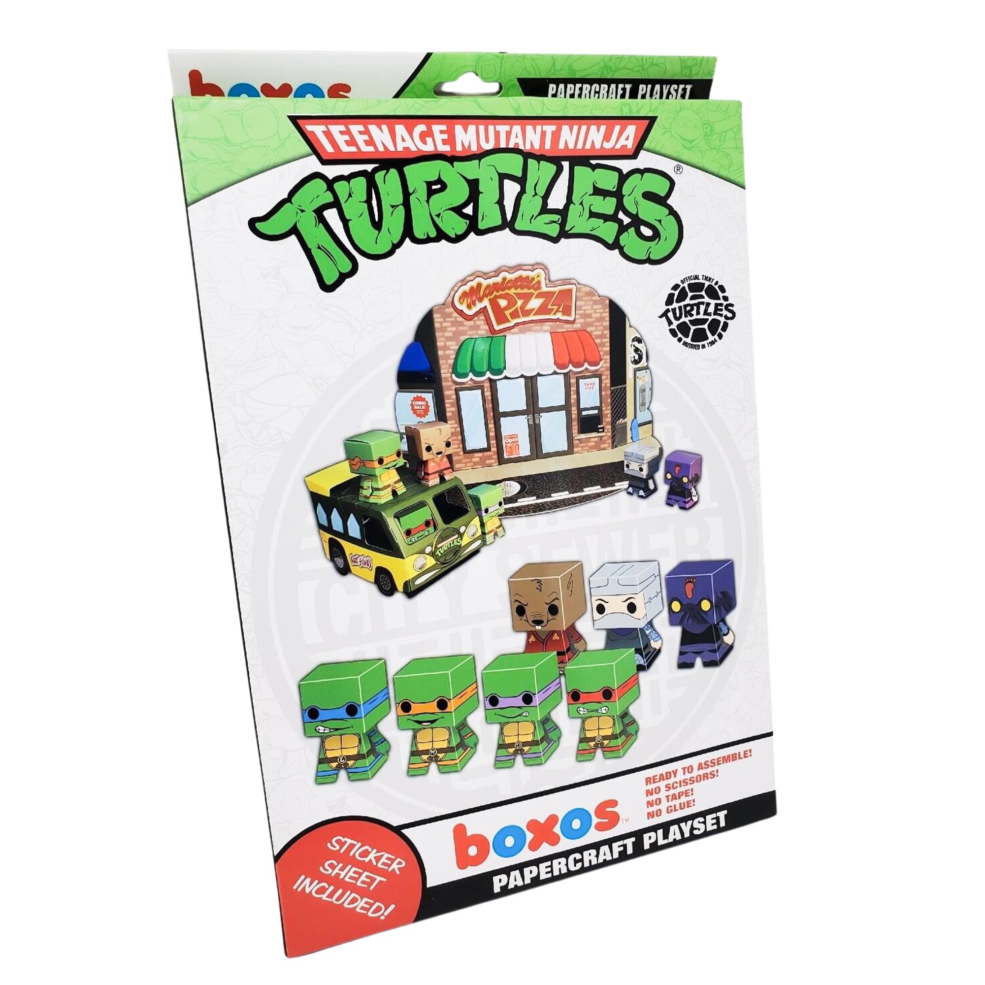 Funko Teenage Mutant Ninja Turtle Papercraft Activity Playset