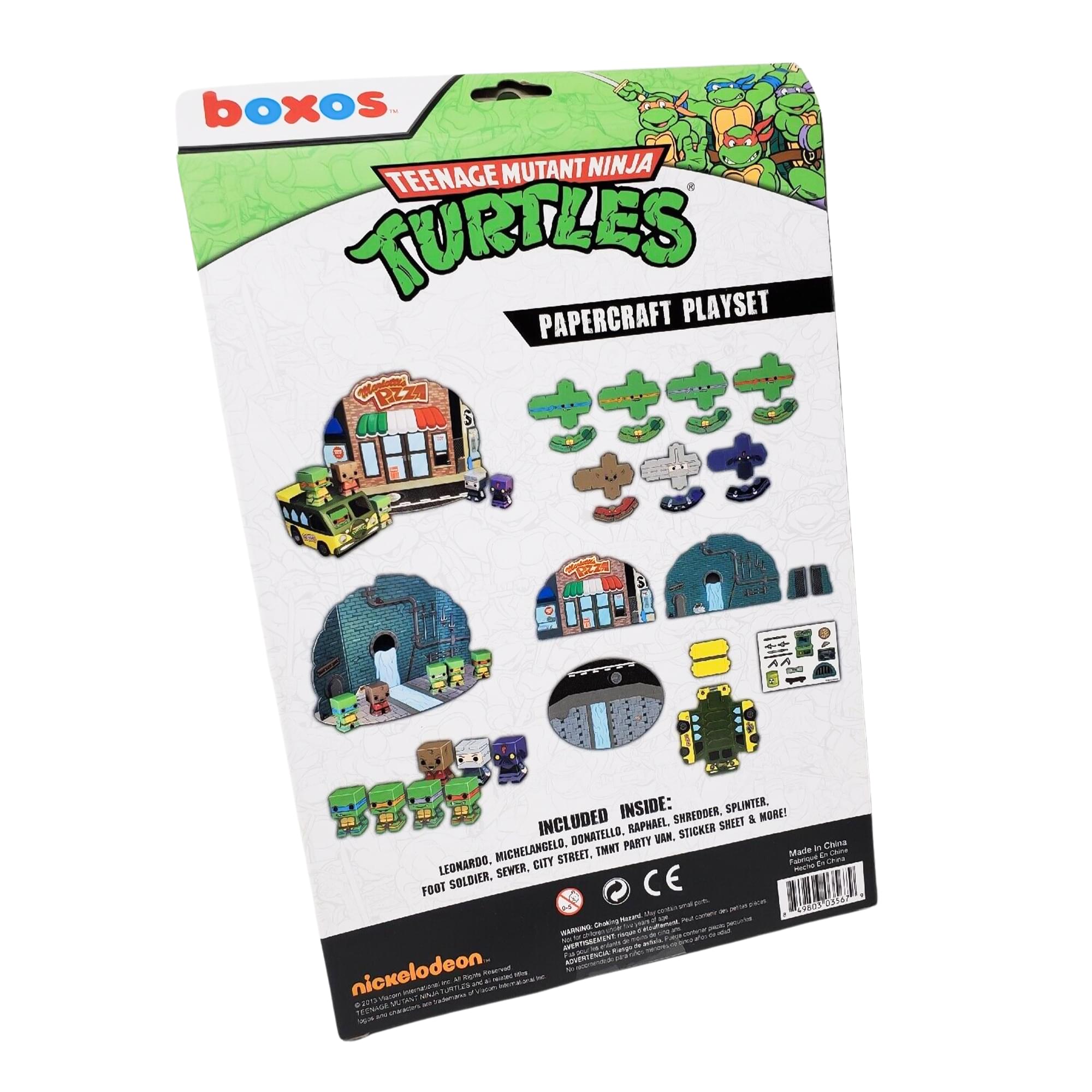 Funko Teenage Mutant Ninja Turtle Papercraft Activity Playset