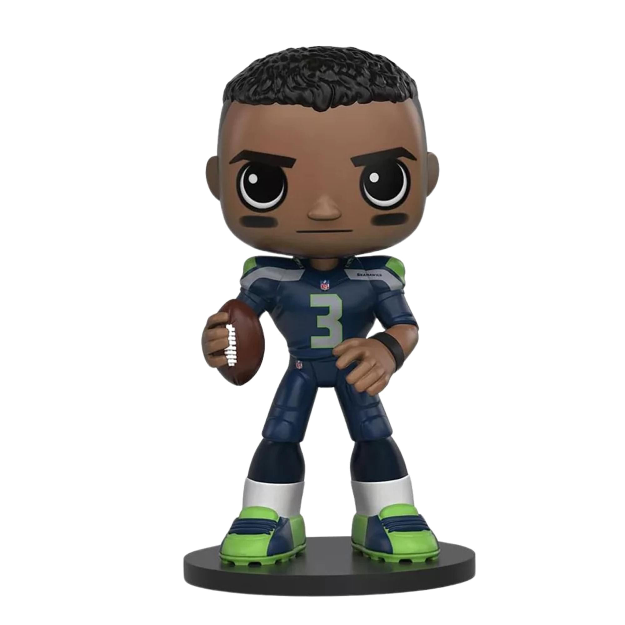 Seattle Seahawks NFL Funko Wobbler Bobble Head - Russell Wilson