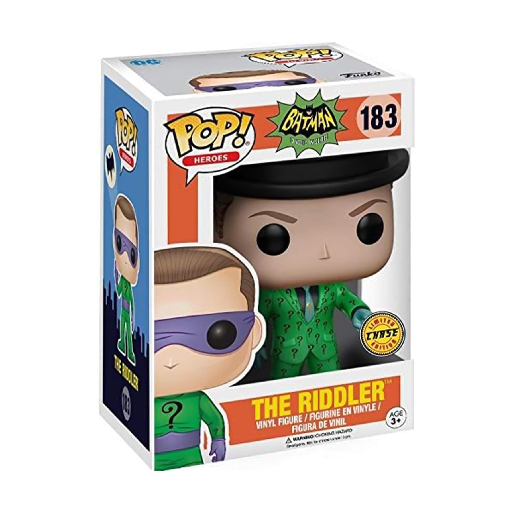 DC Heroes Funko POP Vinyl Figure - Riddler Chase Variant