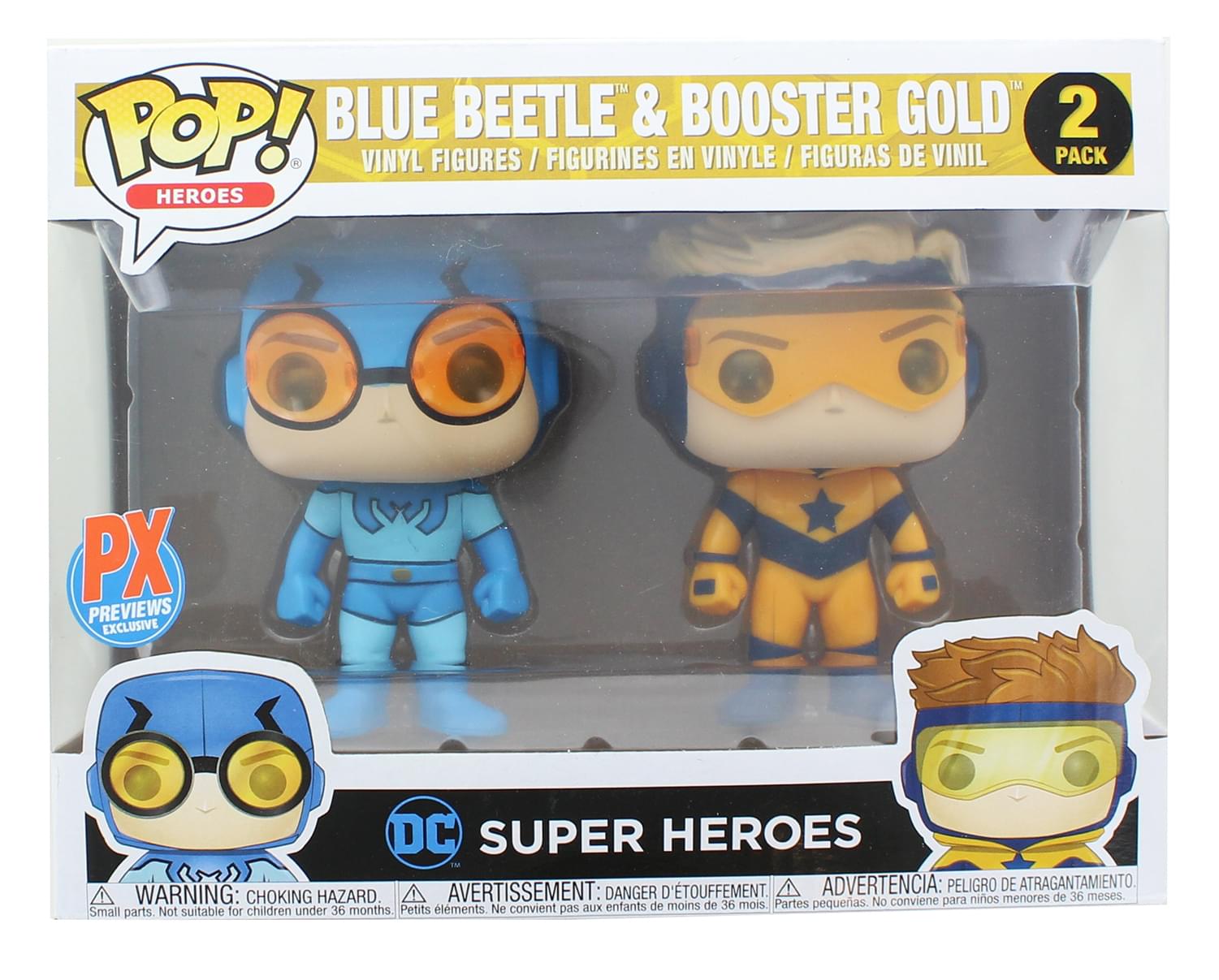 DC Comics Funko POP Vinyl Figure Set | Booster Gold & Blue Beetle