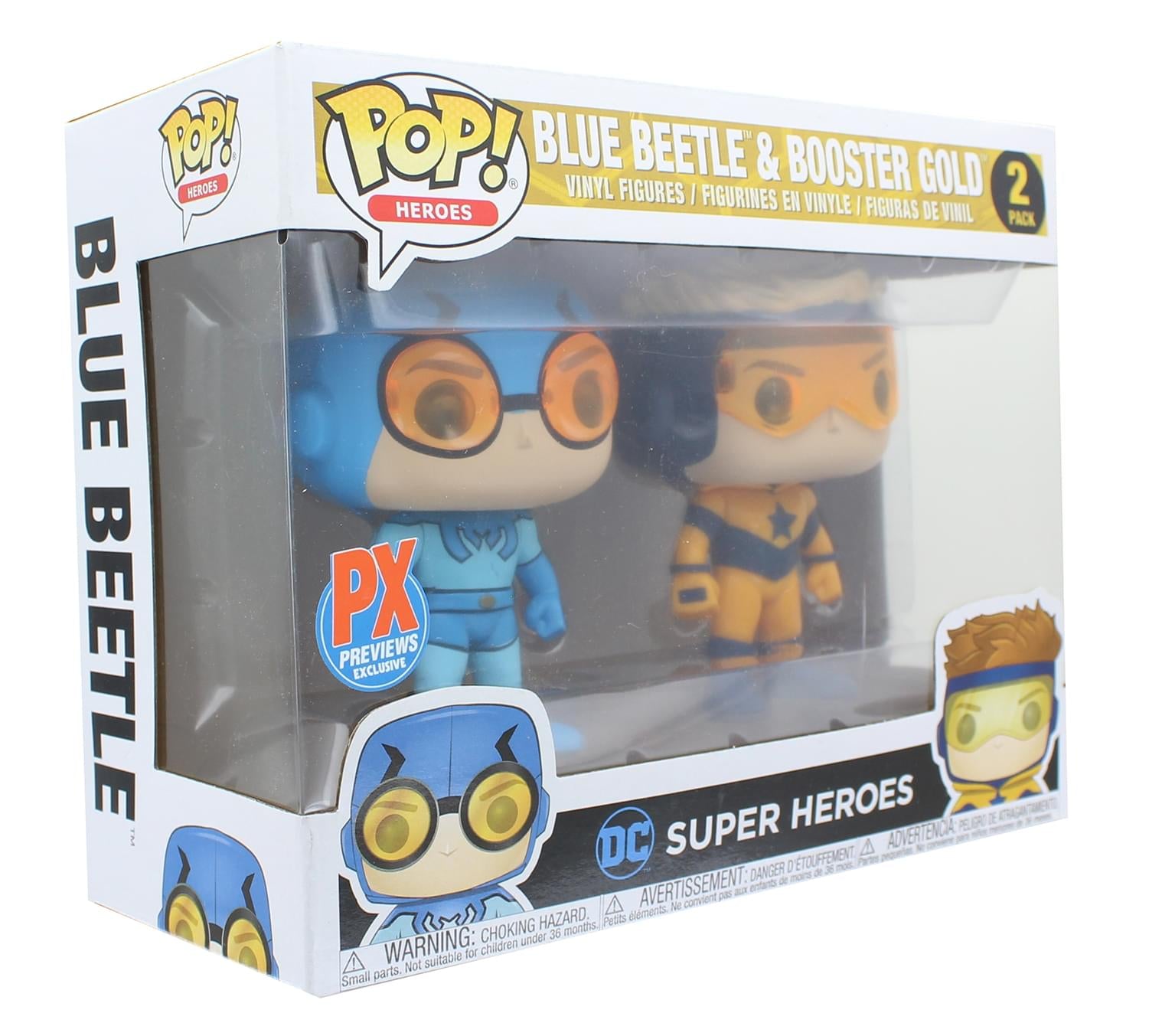 DC Comics Funko POP Vinyl Figure Set | Booster Gold & Blue Beetle