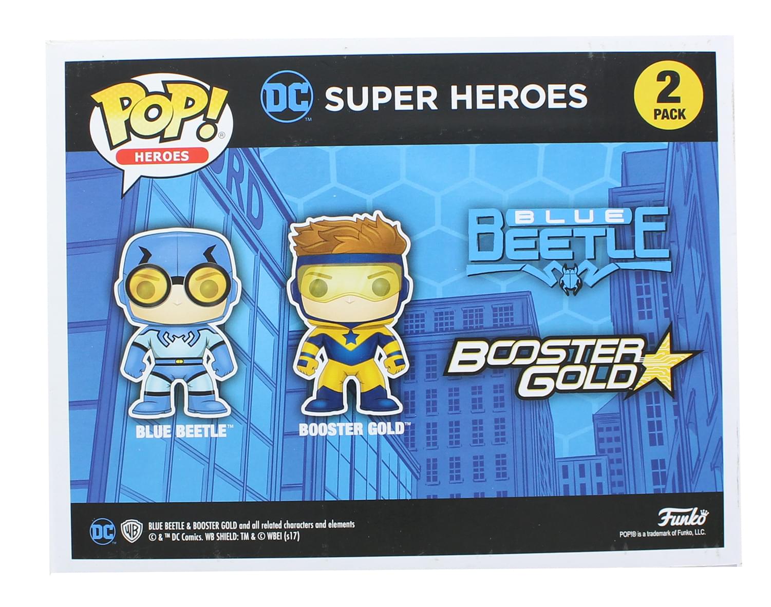 DC Comics Funko POP Vinyl Figure Set | Booster Gold & Blue Beetle