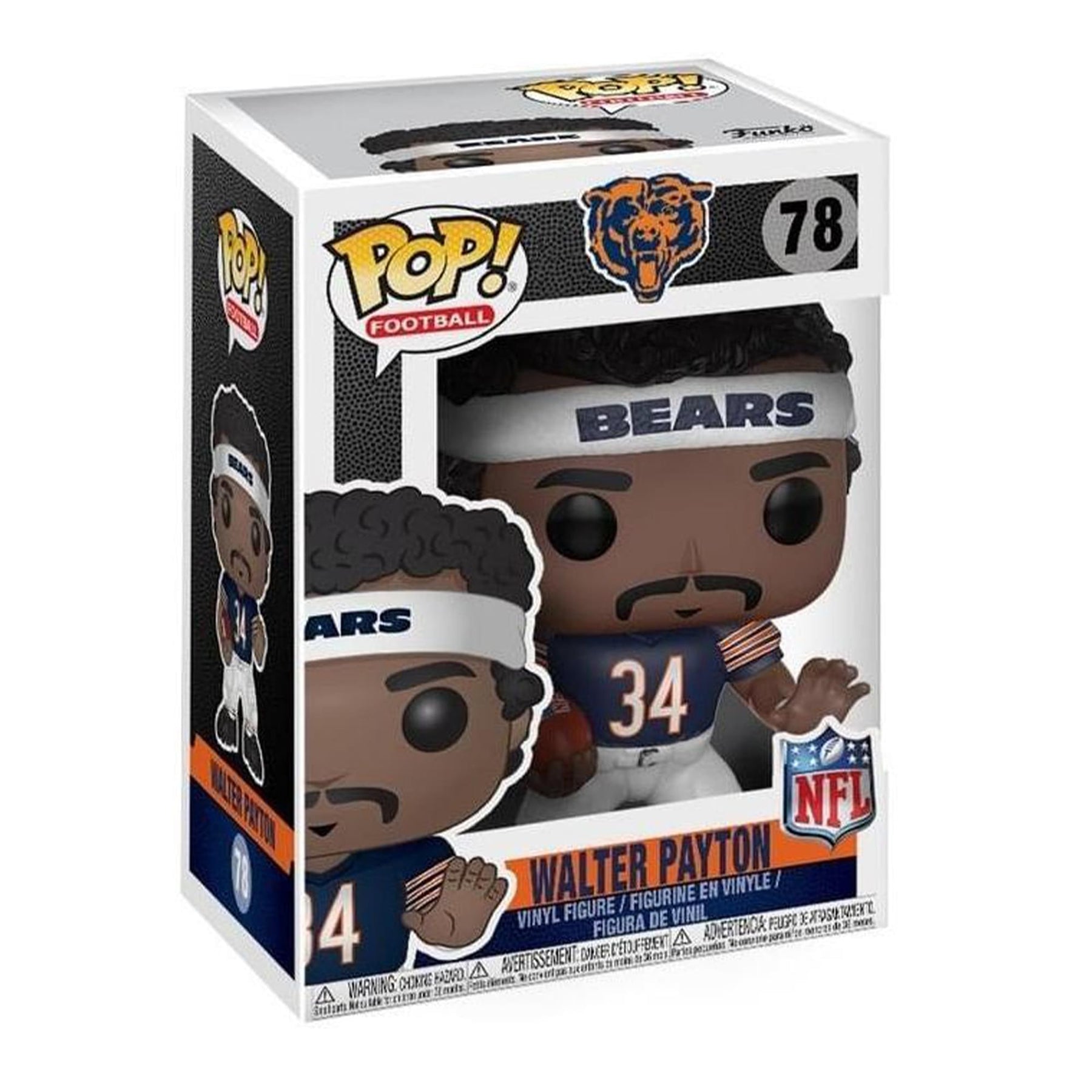 Chicago Bears NFL POP Vinyl Figure: Walter Payton (Home)