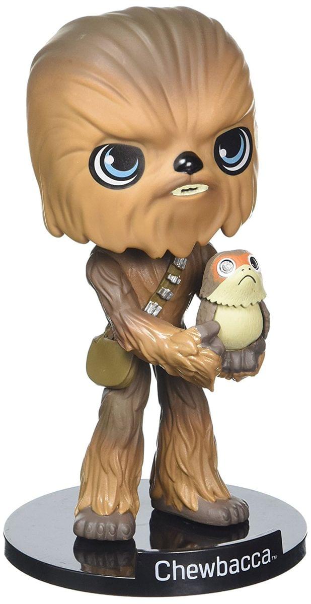 Star Wars: The Last Jedi Funko Chewbacca & Porg 5.5" Wacky Wobbler