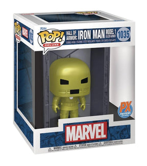 Marvel Exclusive Funko POP Deluxe | Hall of Armor Iron Man Model 1