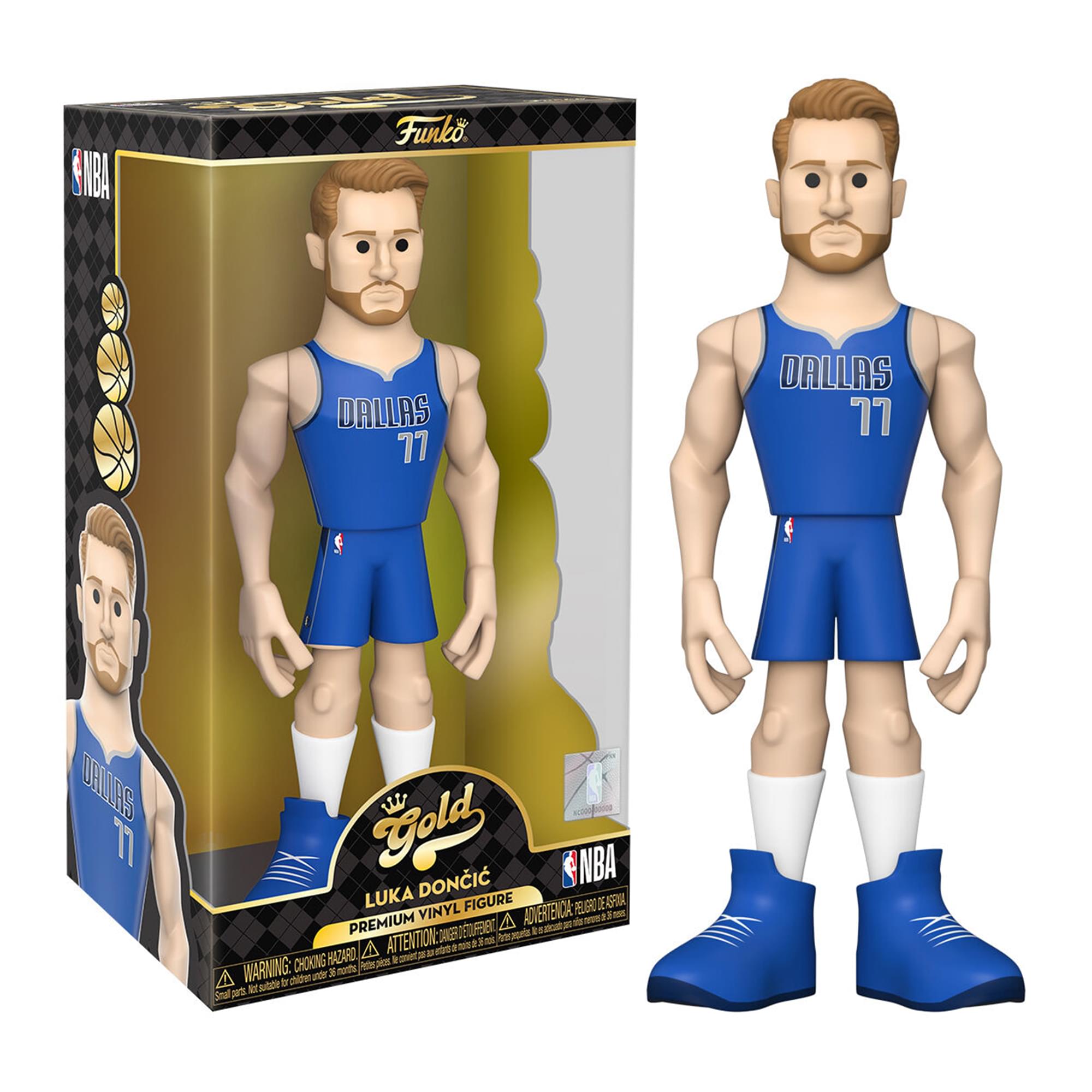 Dallas Mavericks NBA Funko Gold 12 Inch Vinyl Figure | Luka Doncic