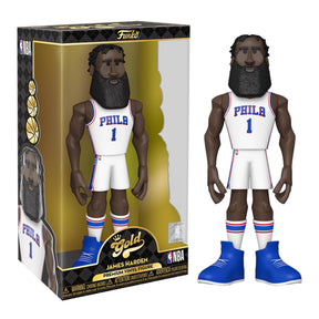 Philadelphia 76ers NBA Funko Gold 12 Inch Vinyl Figure | James Harden