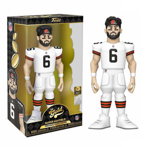 Cleveland Browns NFL Funko Gold 12 Inch Vinyl Figure | Baker Mayfield Chase