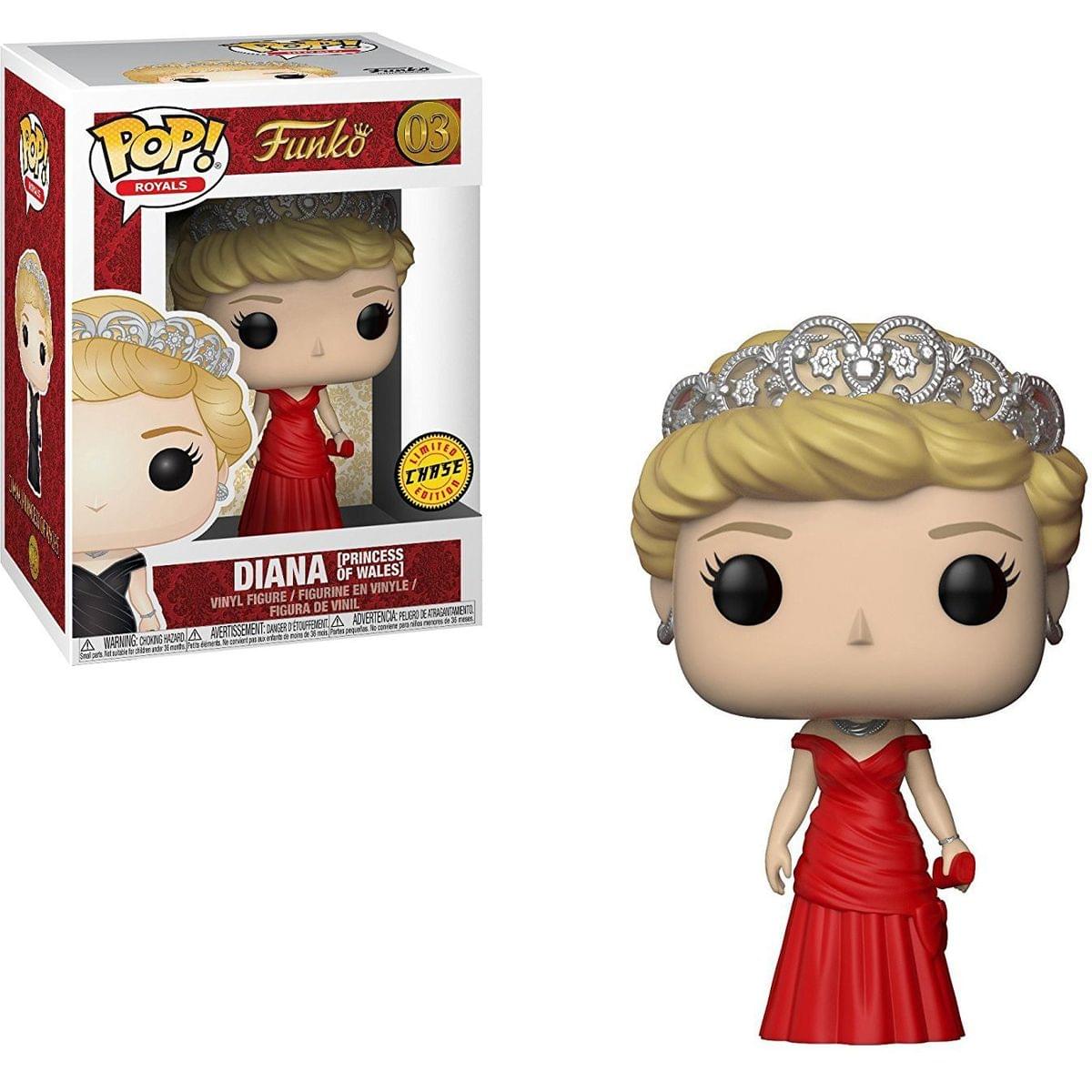 Royal Family Funko POP Vinyl Figure: Diana, Princess of Wales (Red Dress Chase)