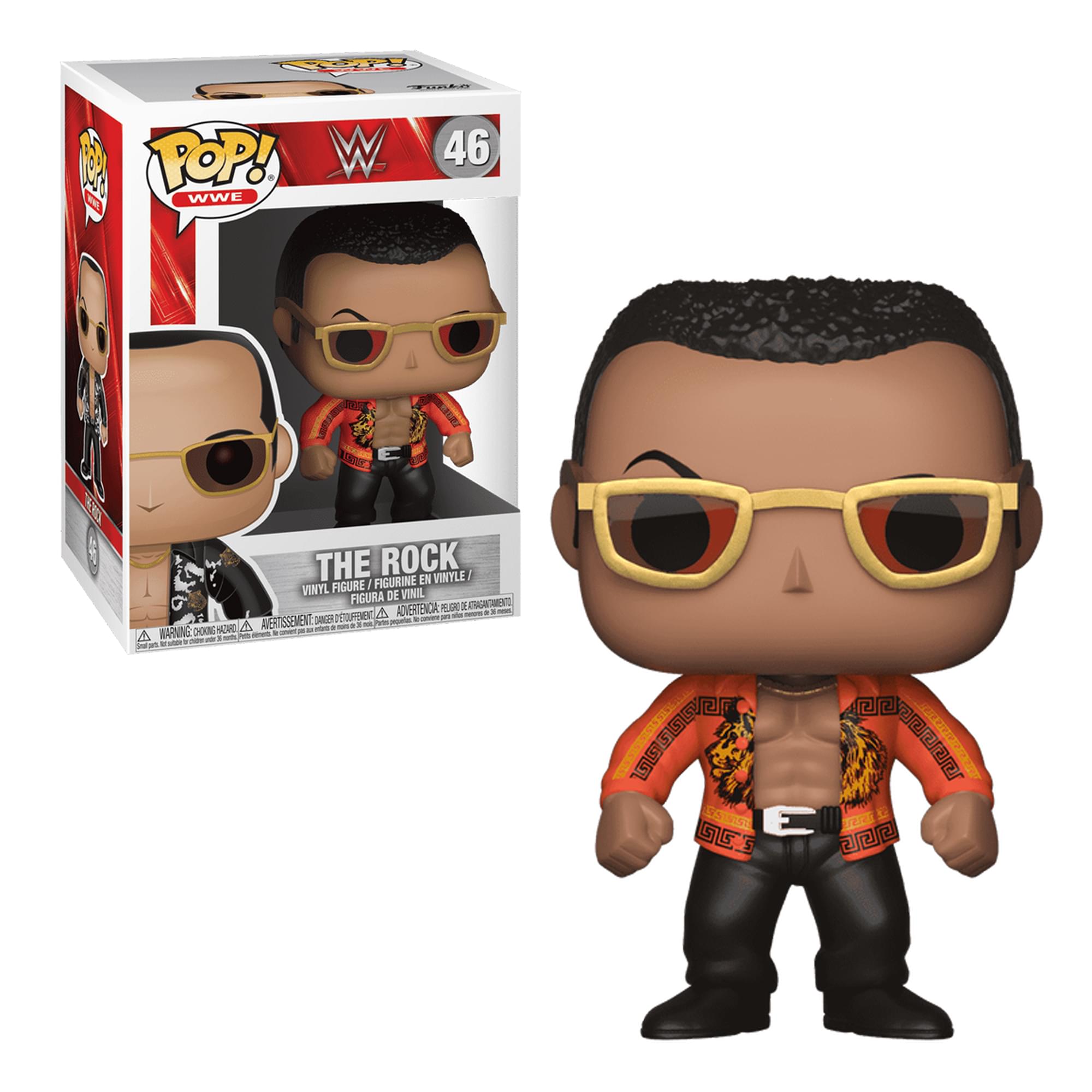 WWE Funko POP Vinyl Figure: The Rock, Old School