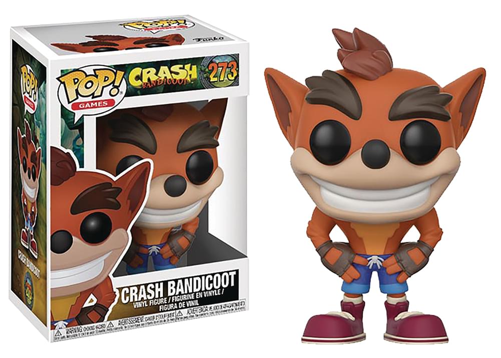 Crash Bandicoot Funko POP Vinyl Figure Bundle: Crash Bandicoot & Neo Cortex