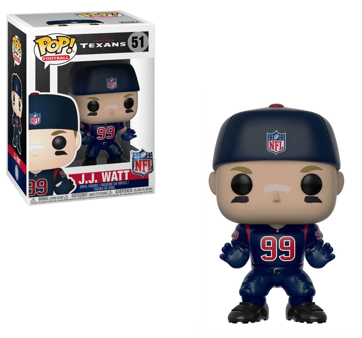 Houston Texans NFL Funko POP Vinyl Figure - Color Rush JJ Watt