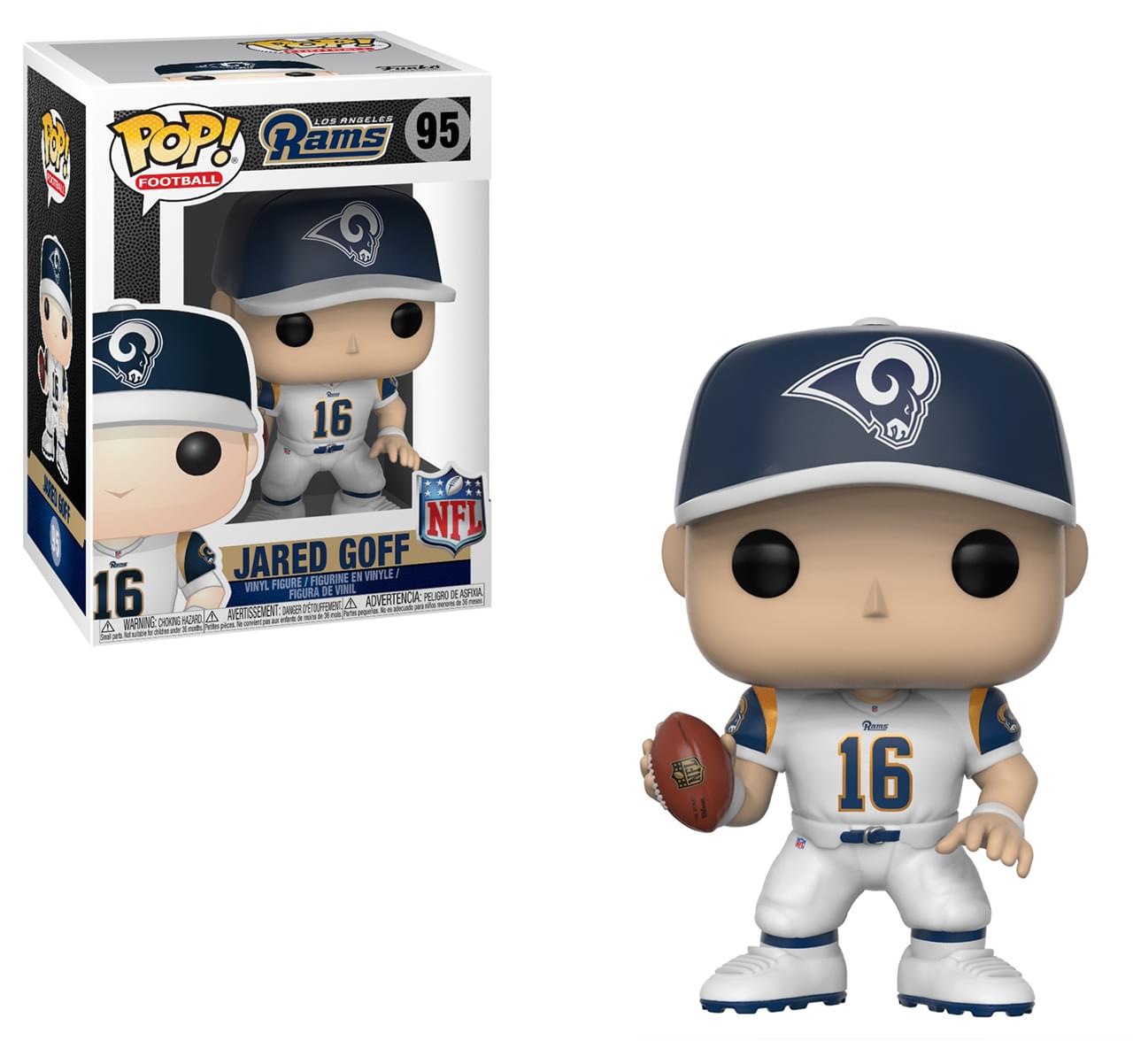 LA Rams NFL Funko POP Vinyl Figure - Jared Goff