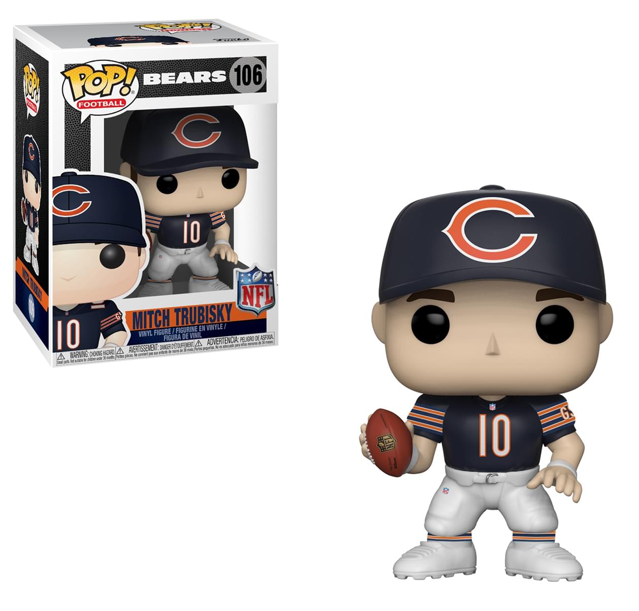 Chicago Bears NFL Funko POP Vinyl Figure - Mitch Trubisky