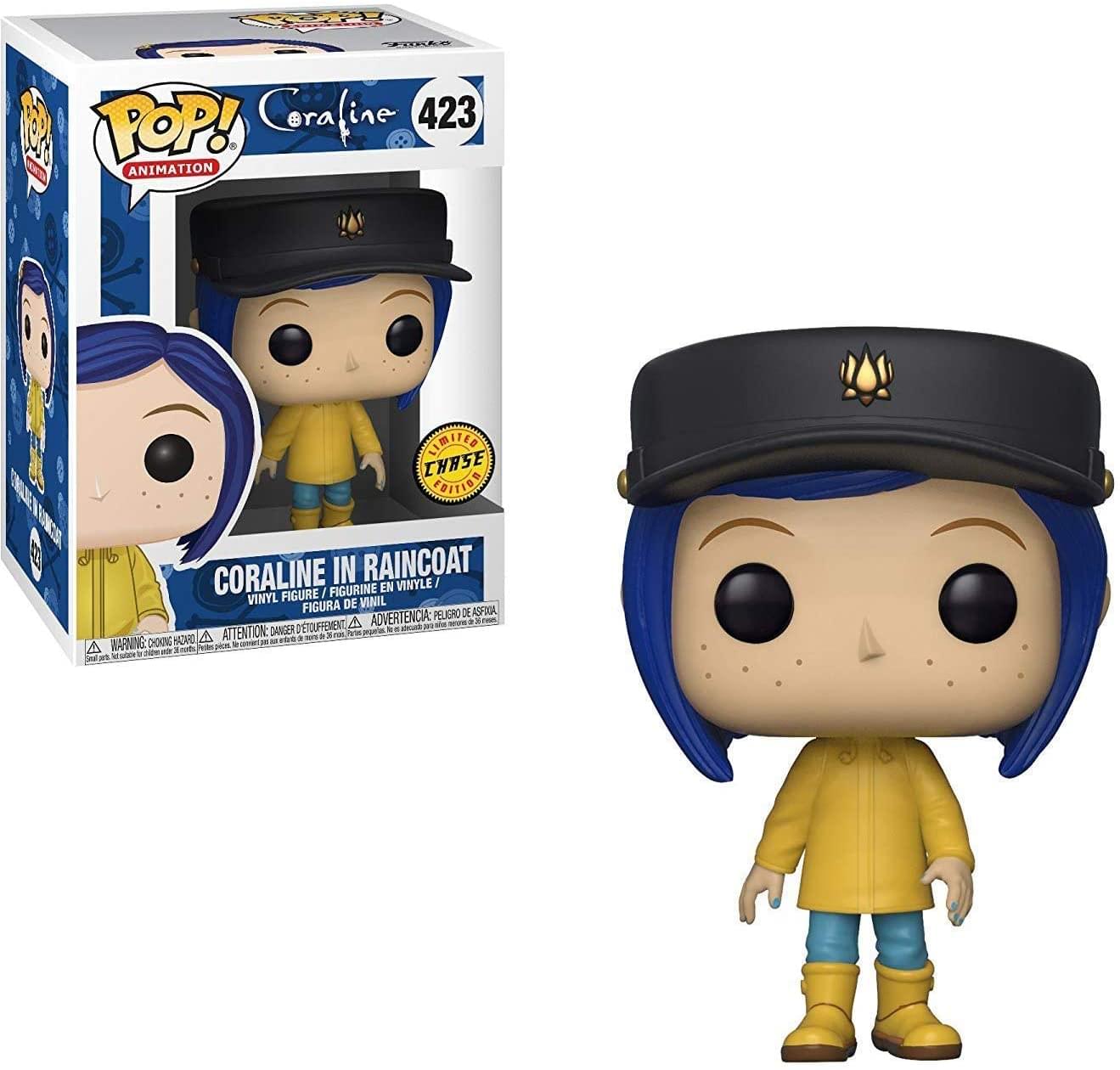 Coraline Funko POP Vinyl Figure | Coraline in Raincoat | Chase Figure