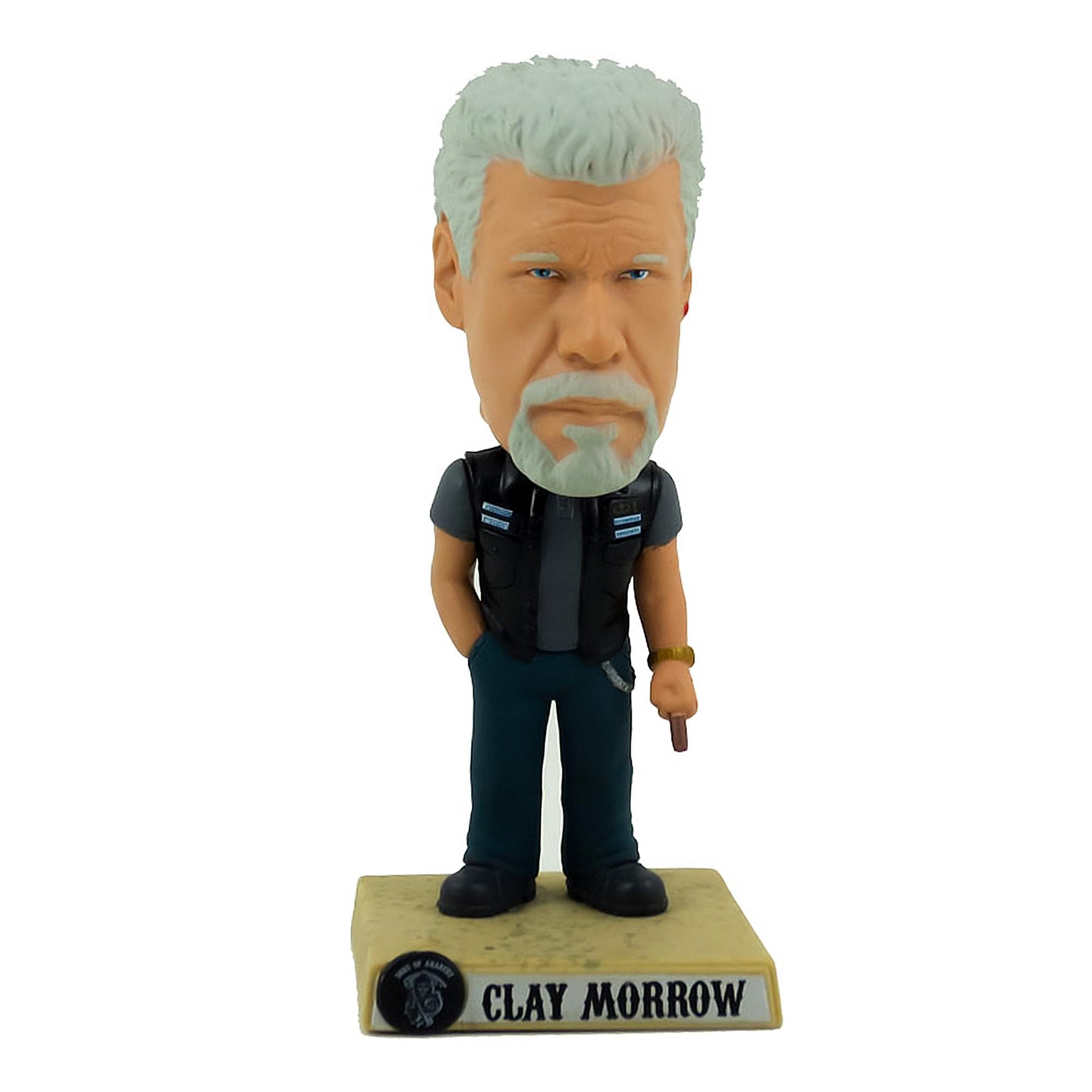 Funko Sons Of Anarchy Clay Morrow Wacky Wobbler Bobble Head