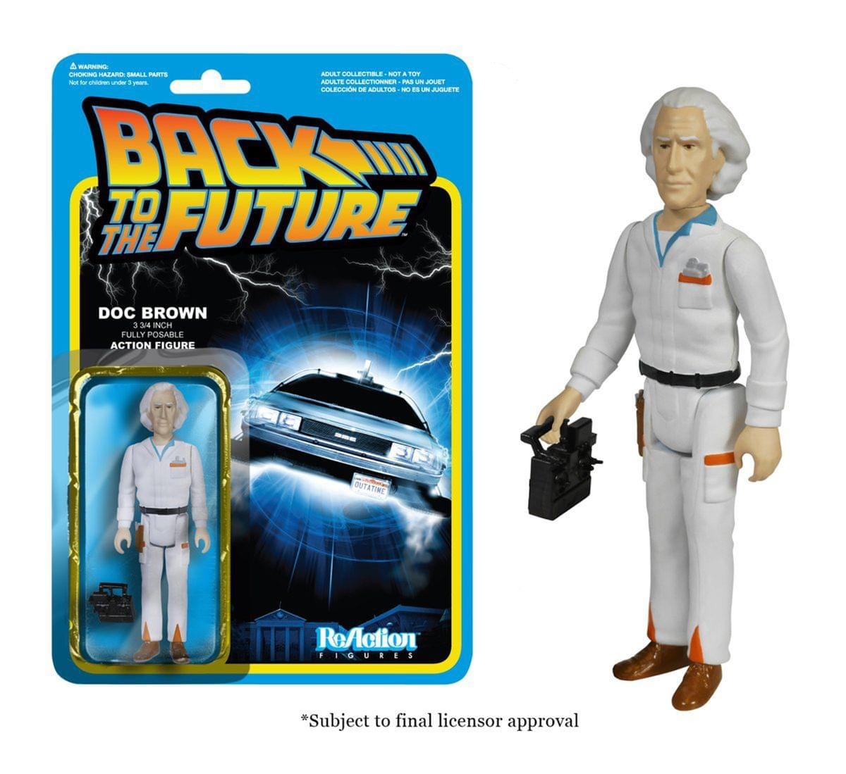 Back To The Future Funko ReAction 3 3/4" Action Figures Set Of 4
