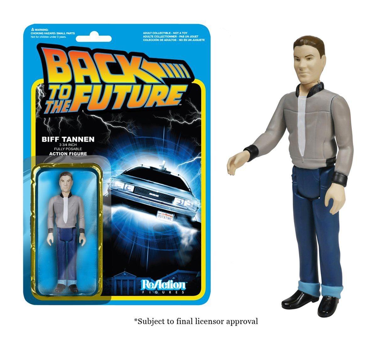 Back To The Future Funko ReAction 3 3/4" Action Figures Set Of 4