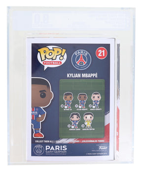 PSG Funko POP Football Vinyl Figure | Kylian MbappÃ© Graded AFA 9.0