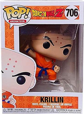 Dragon Ball Z Funko POP Vinyl Figure | Krillin w/ Destructo Disc