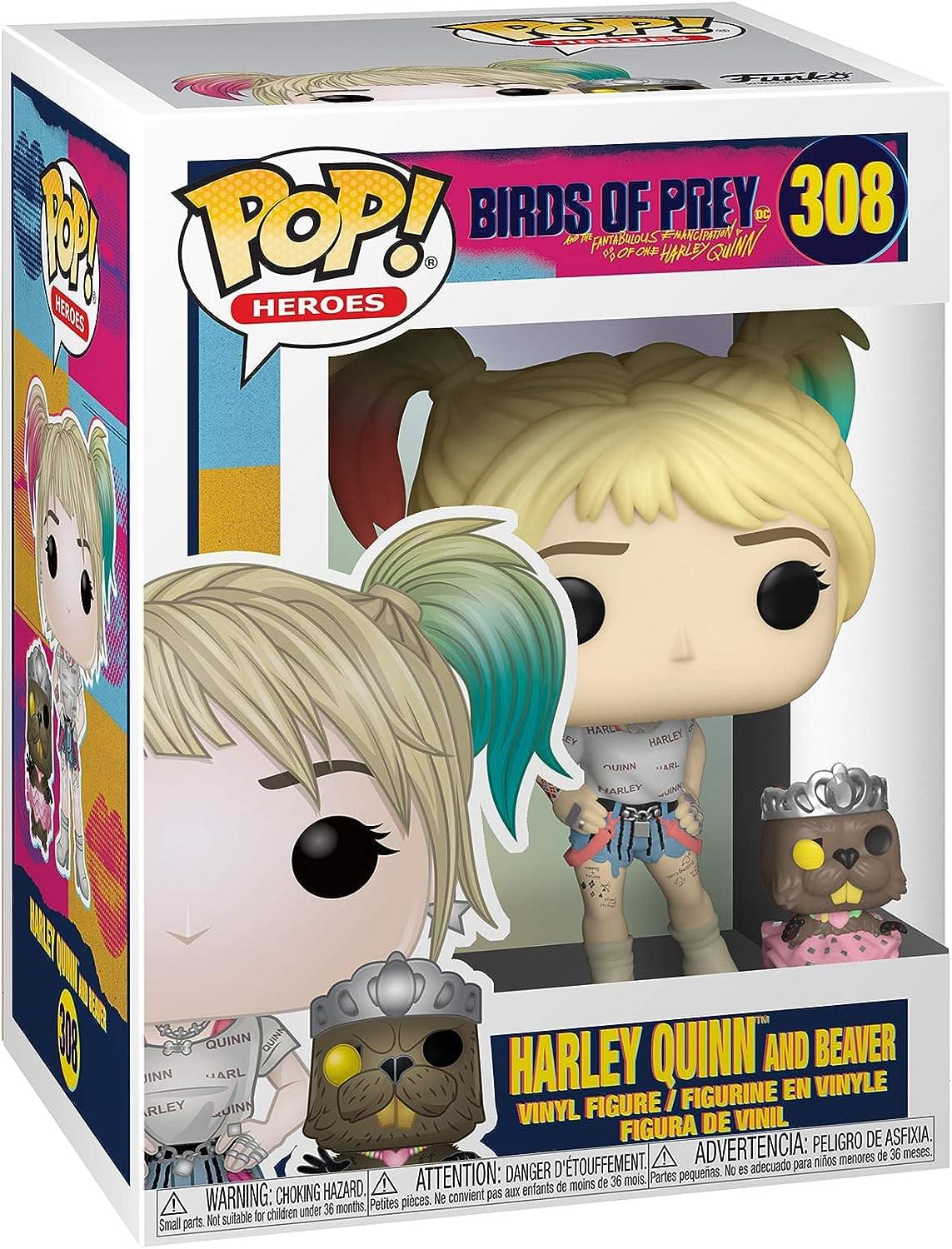 DC Comics Birds of Prey Funko POP | Harley Quinn w/ Beaver