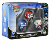 Batman DC Comics Funko Pocket POP Mini Vinyl Figure Tin 3-Pack Batman, Harley and Joker