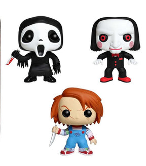Pocket POP Horror Mini Figure Set: Ghostface, Chucky, Billy