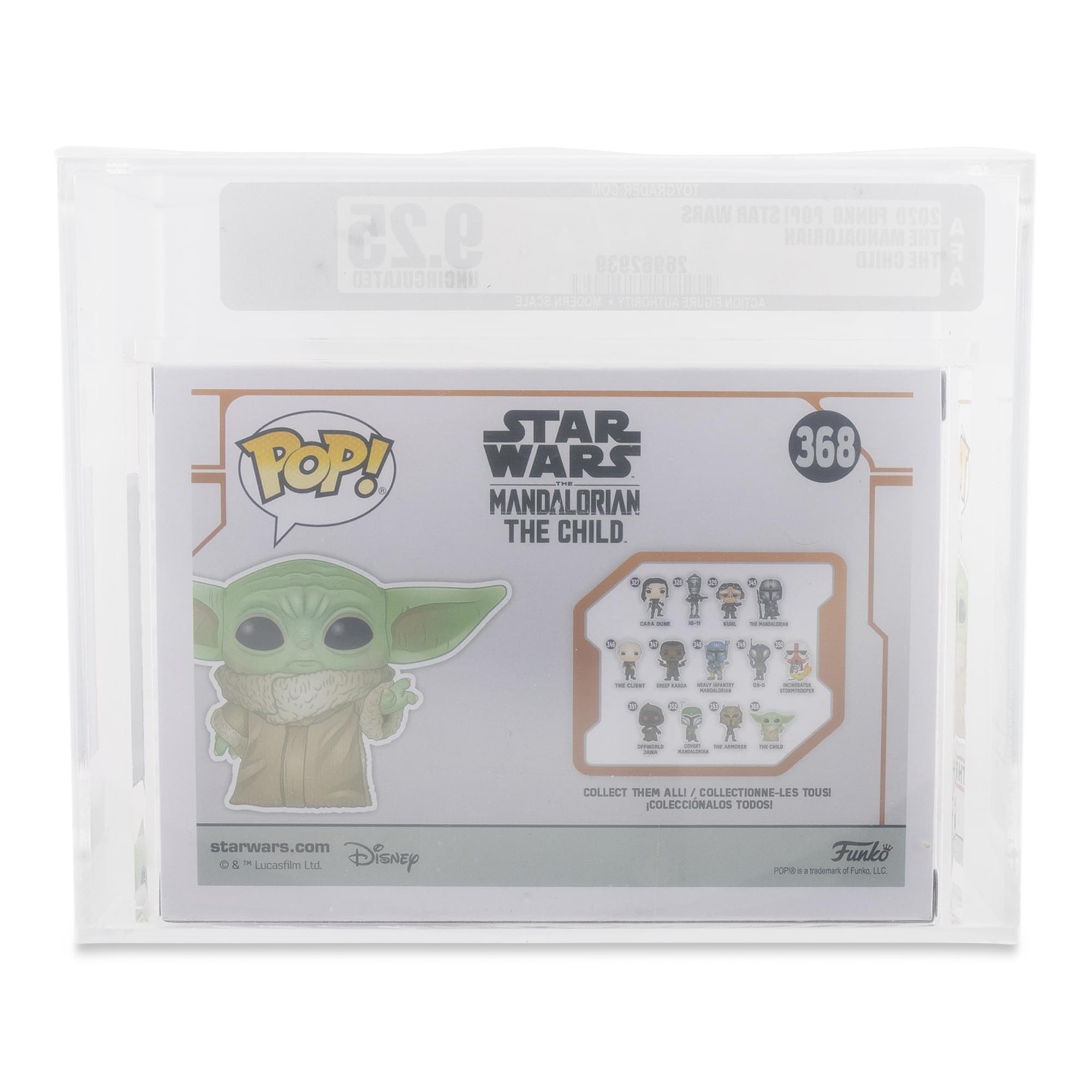 Star Wars The Mandalorian Funko POP | The Child | Rated AFA 9.25