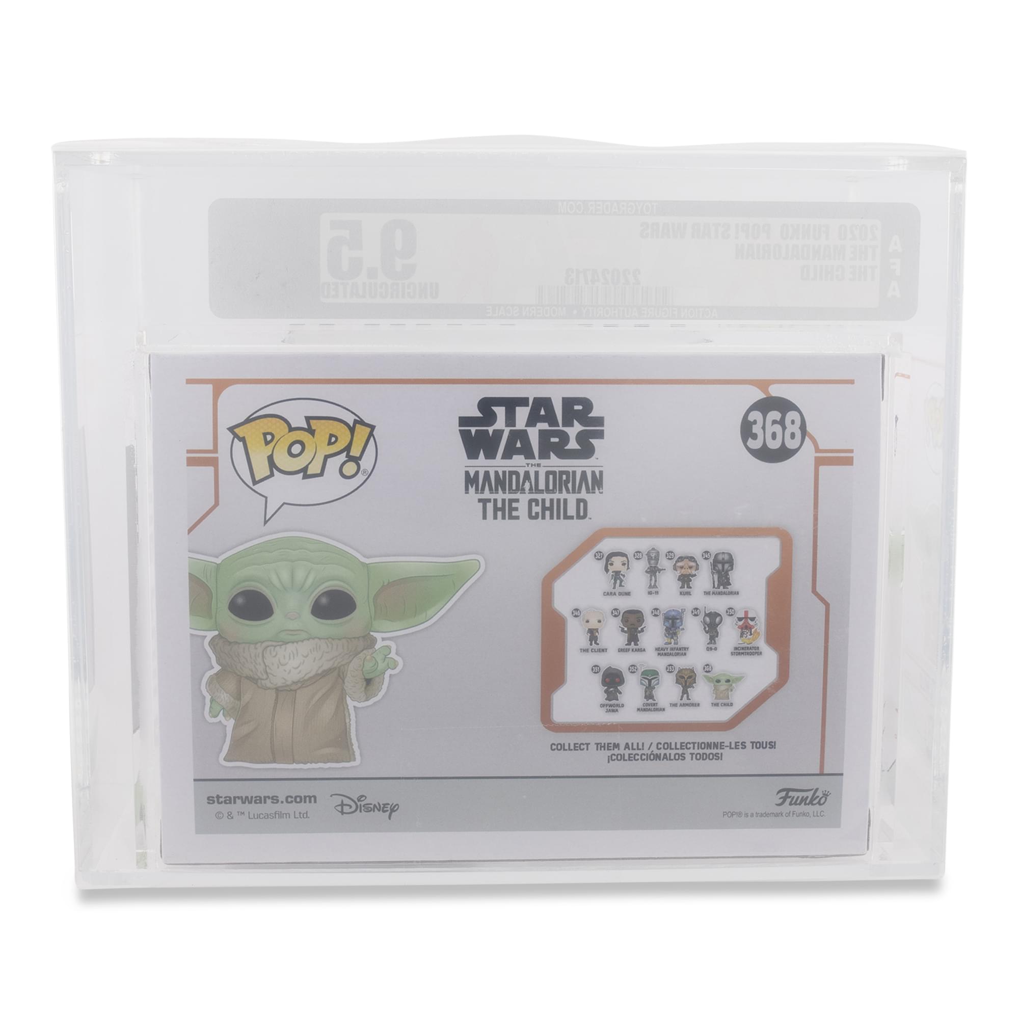 Star Wars The Mandalorian Funko POP | The Child | Rated AFA 9.5