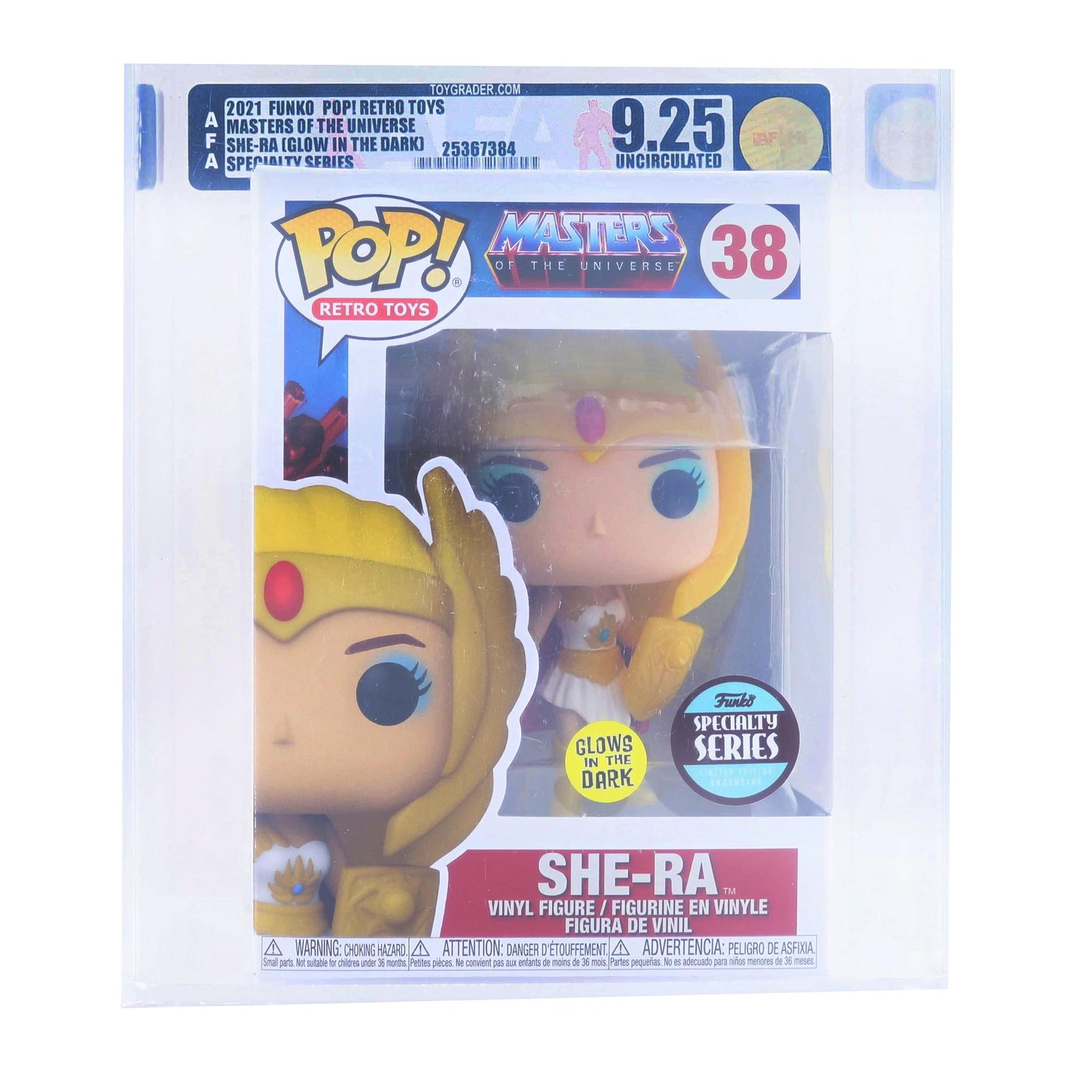 Masters of the Universe Funko POP | She-Ra (Glow) | Rated AFA 9.25