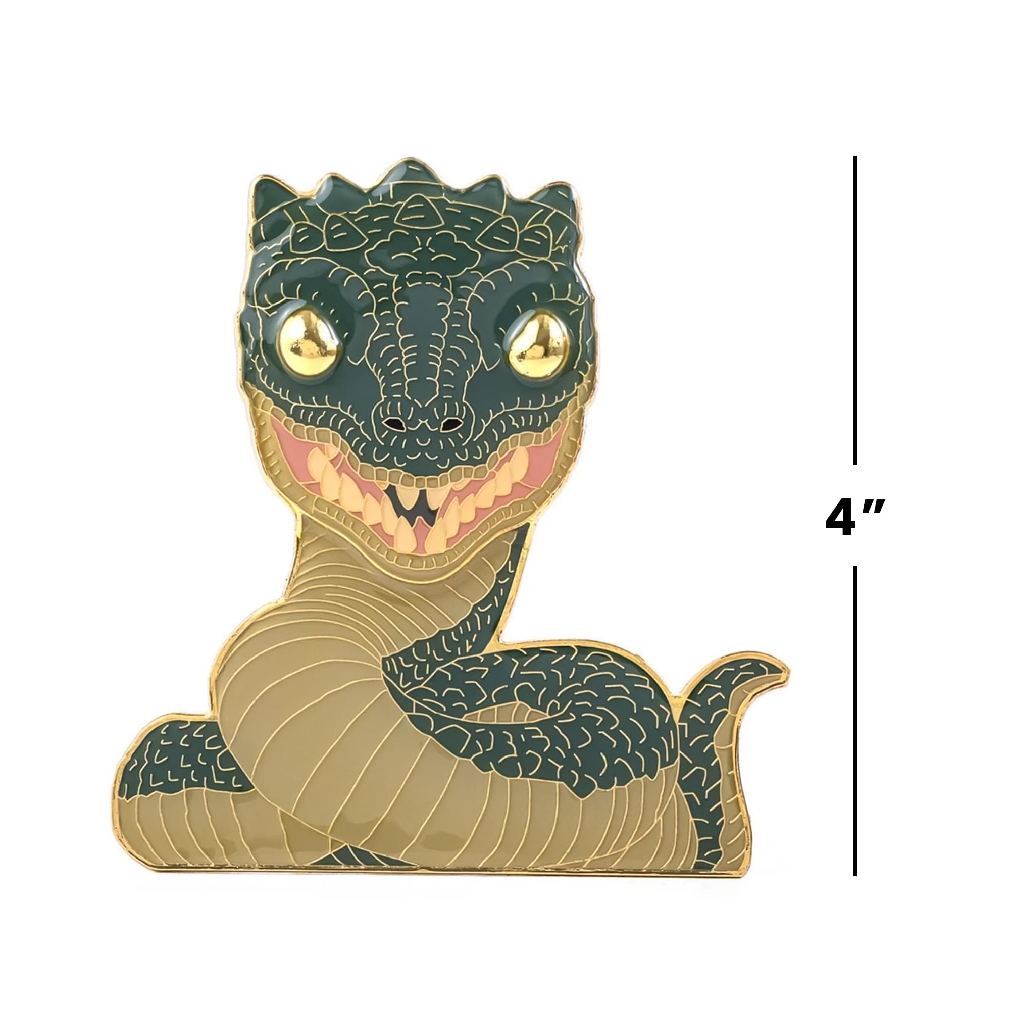 Harry Potter Funko POP Pin Large Enamel Pin | Basilisk