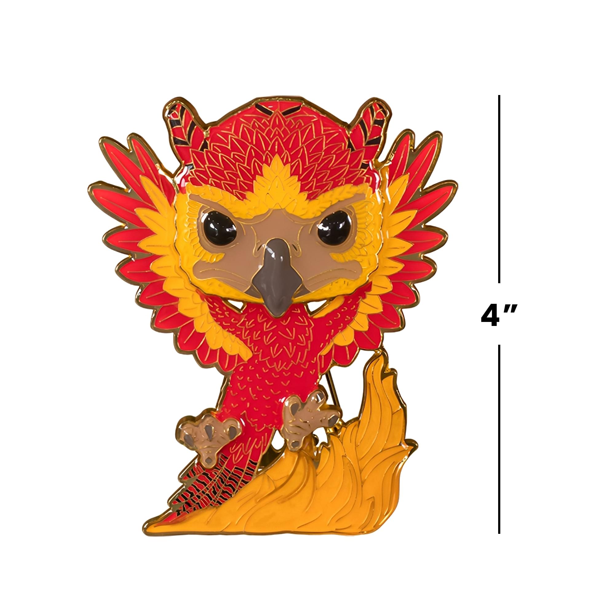Harry Potter Funko POP Pin Large Enamel Pin | Fawkes