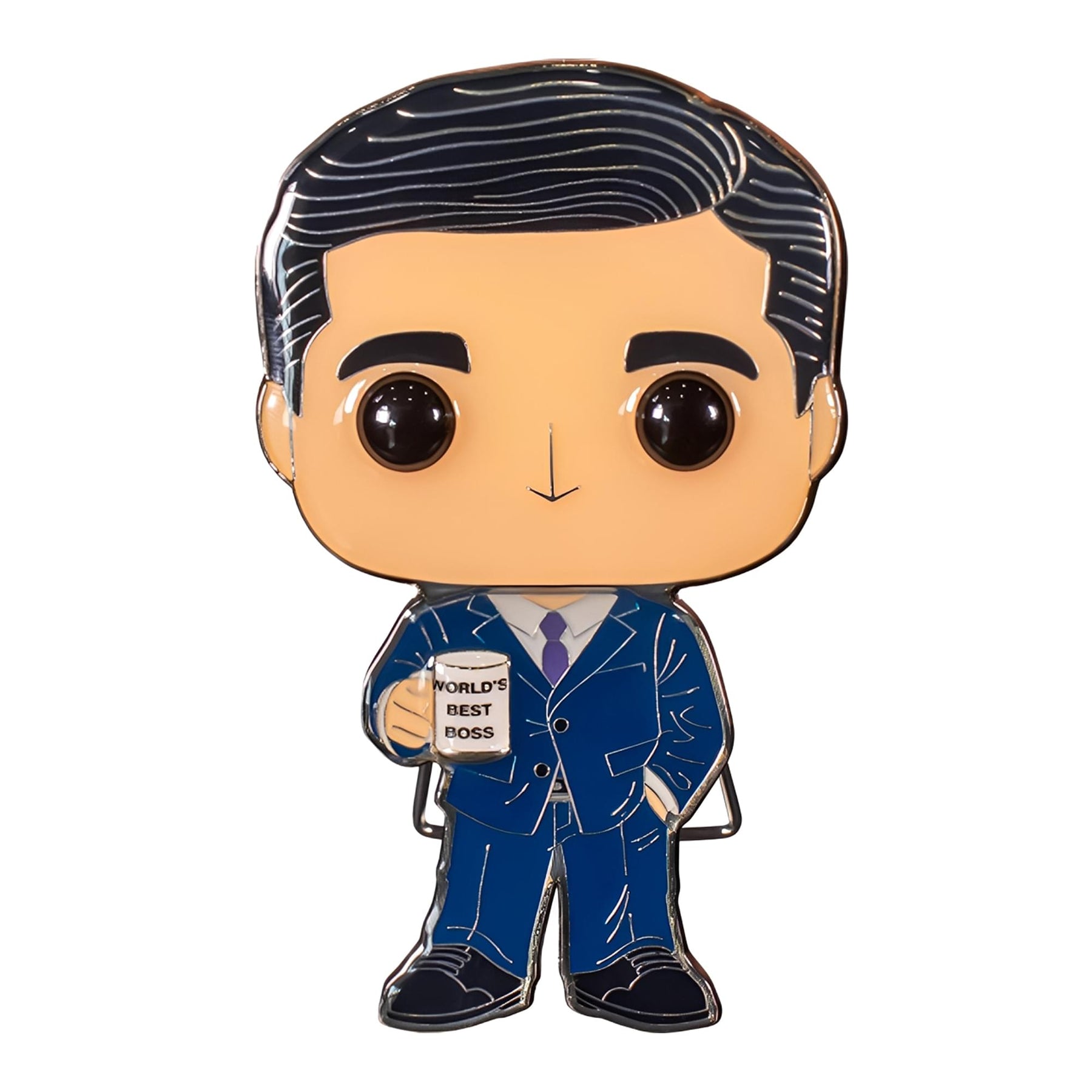 The Office 3 Inch Funko POP Pin | Michael Scott