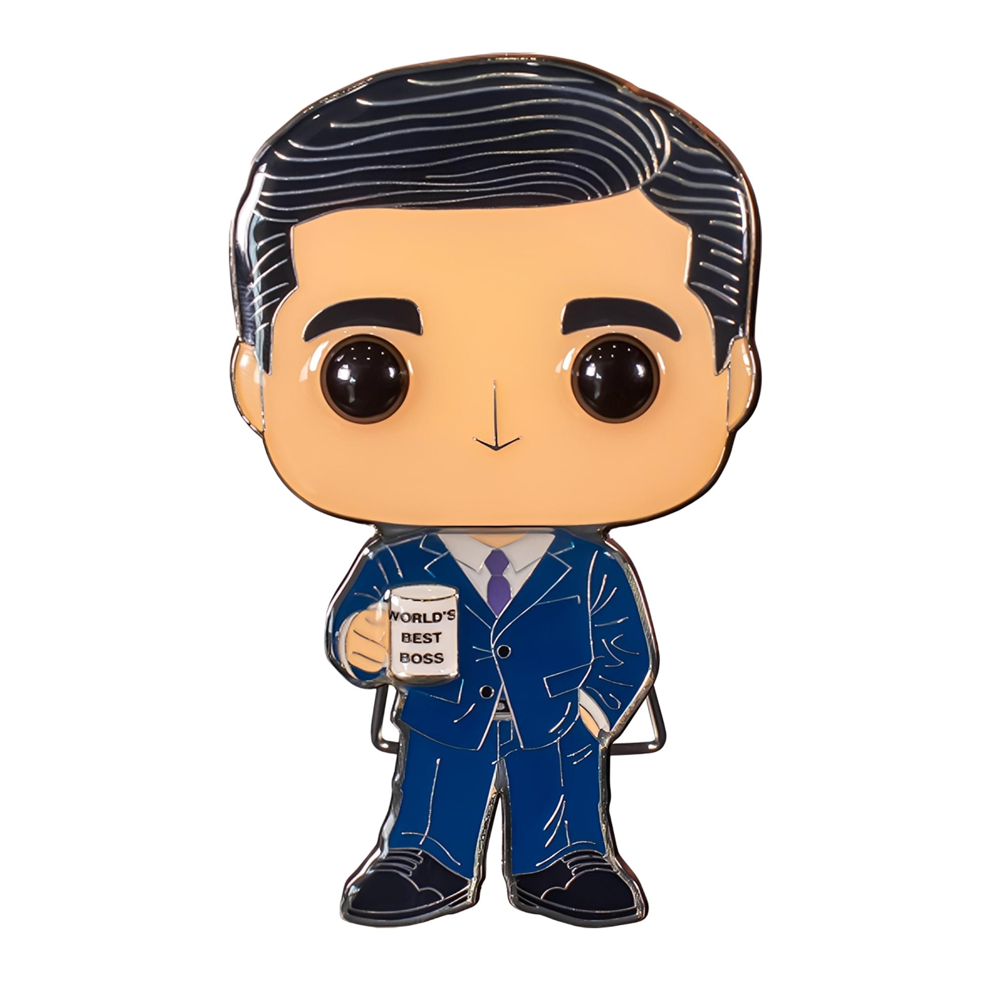 The Office 3 Inch Funko POP Pin | Michael Scott