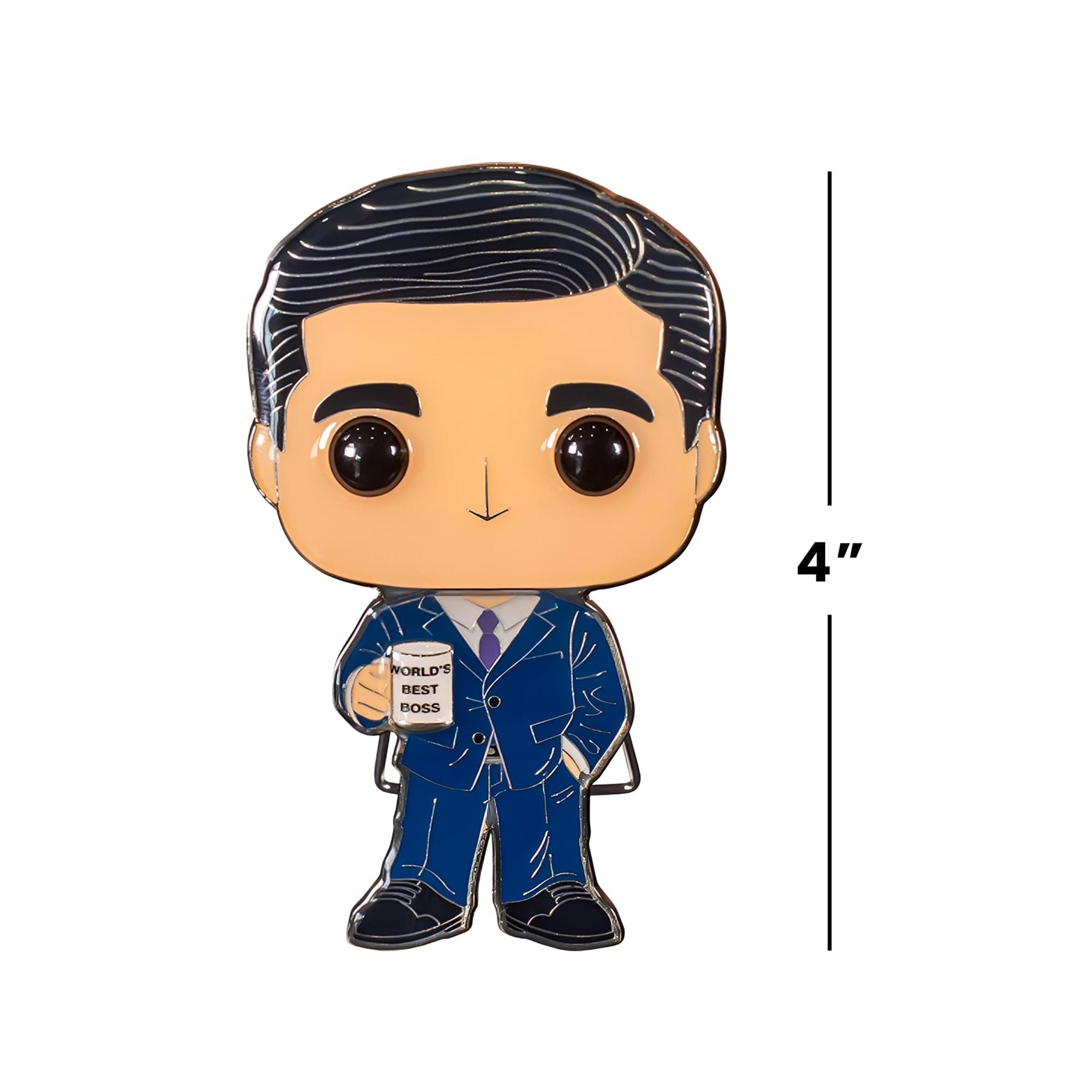 The Office 3 Inch Funko POP Pin | Michael Scott