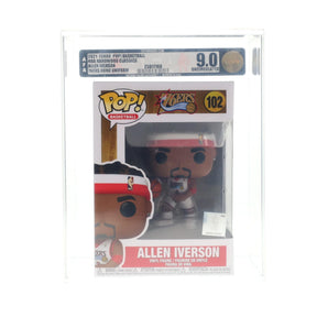 Philadelphia 76ers NBA Funko POP Vinyl Figure | Allen Iverson | Rated AFA 9