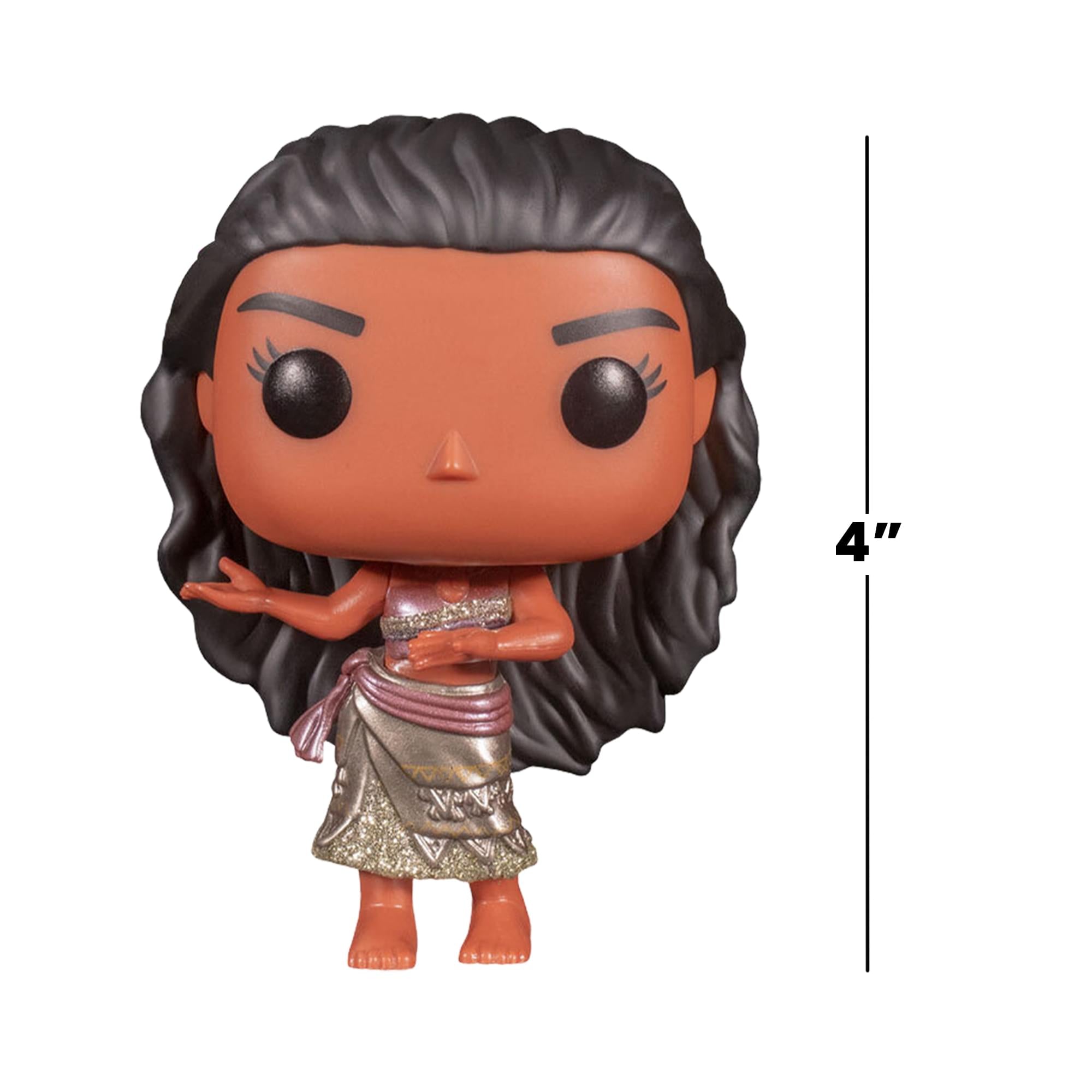 Disney Princess Funko POP Vinyl Figure | Moana (Gold) with Pin