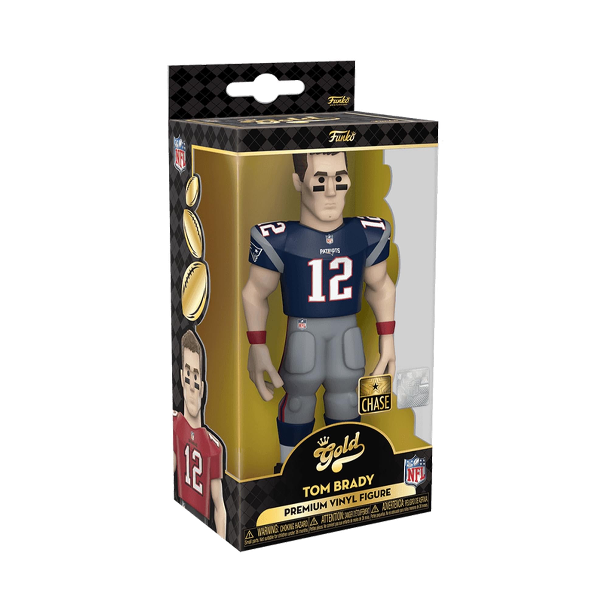 New England Patriots NFL Funko Gold 5 Inch Vinyl Figure | Tom Brady Chase