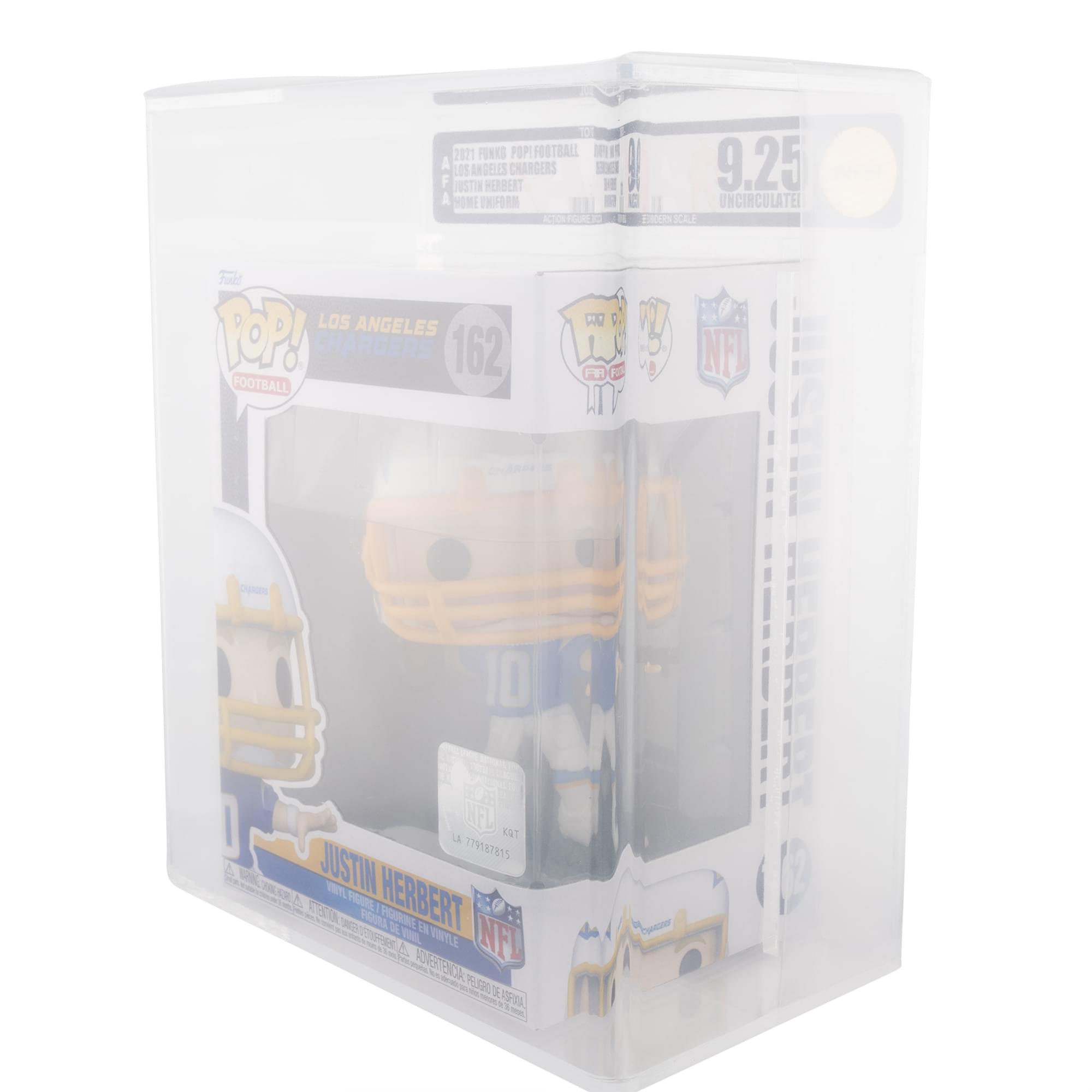 NFL LA Chargers Funko POP | Justin Herbert (Home Uniform) | Rated AFA 9.25