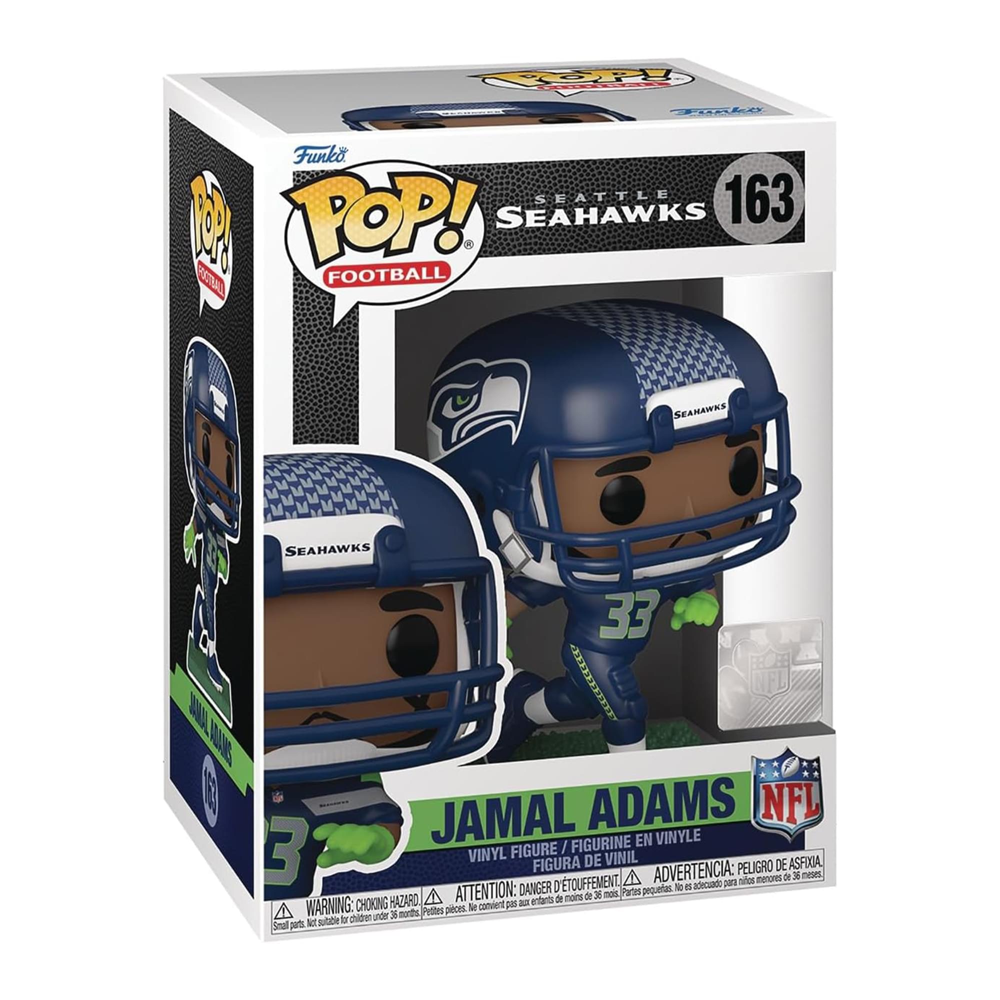 Seattle Seahawks NFL Funko POP Vinyl Figure | Jamal Adams (Home Uniform)
