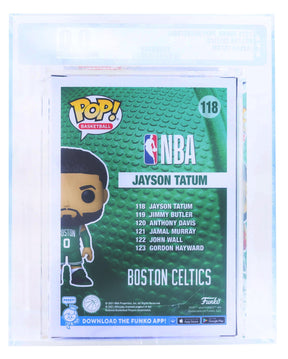 Boston Celtics NBA Funko POP | Jayson Tatum (Green Jersey) | Rated AFA 9.25