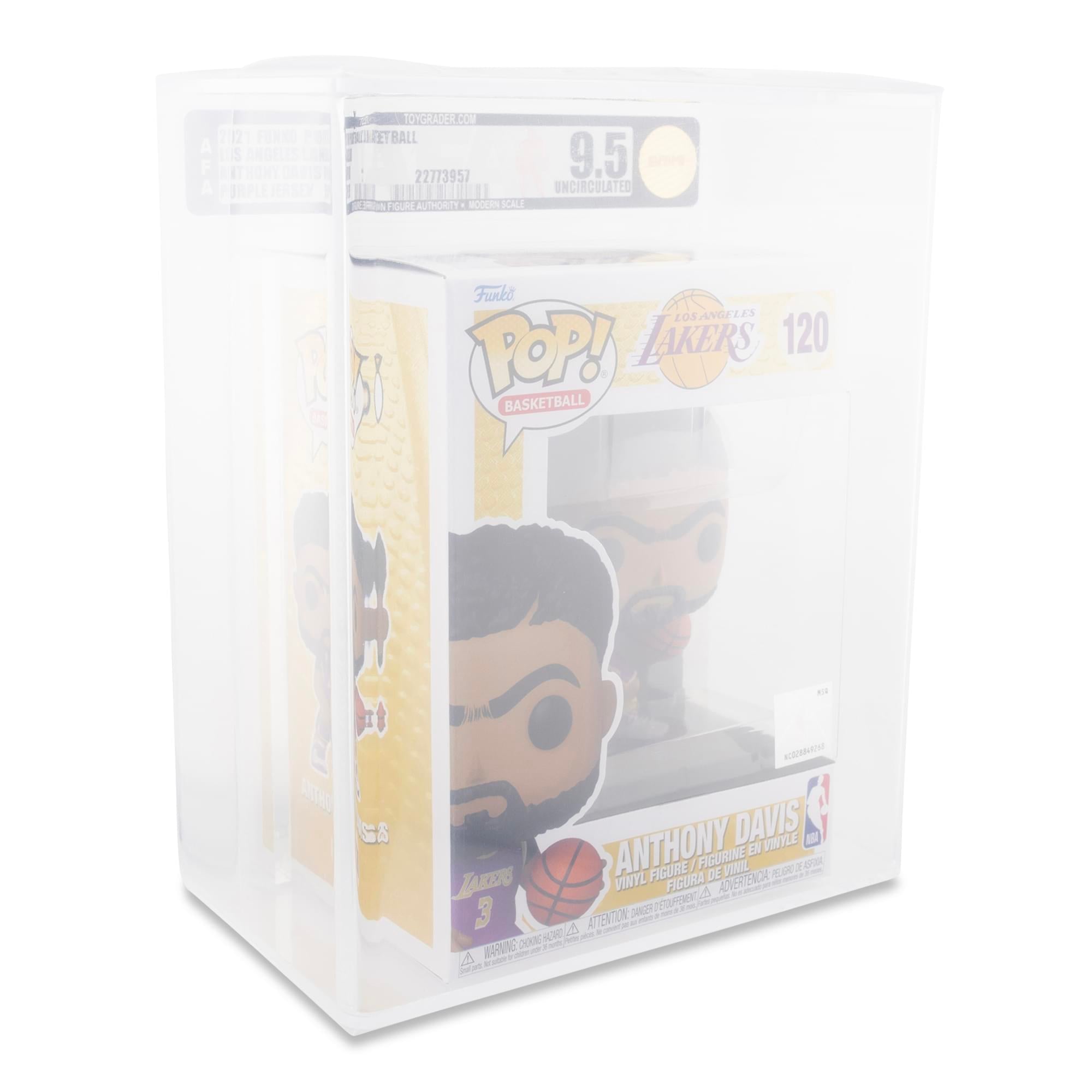 NBA LA Lakers Funko POP | Anthony Davis (Purple Jersey) | Rated AFA 9.5