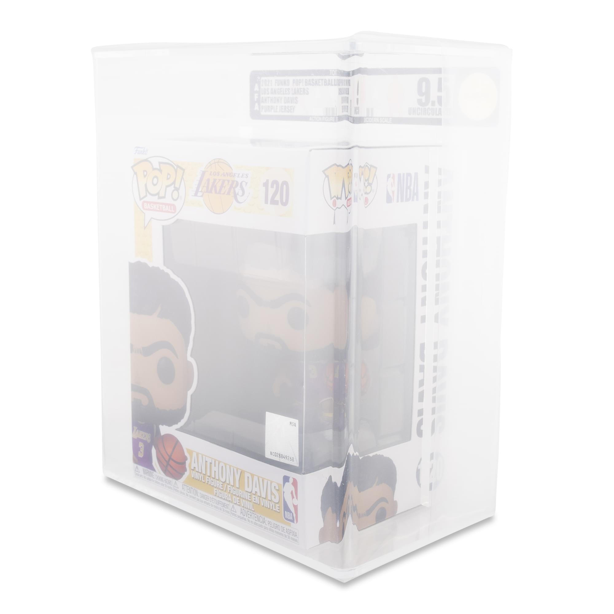 NBA LA Lakers Funko POP | Anthony Davis (Purple Jersey) | Rated AFA 9.5
