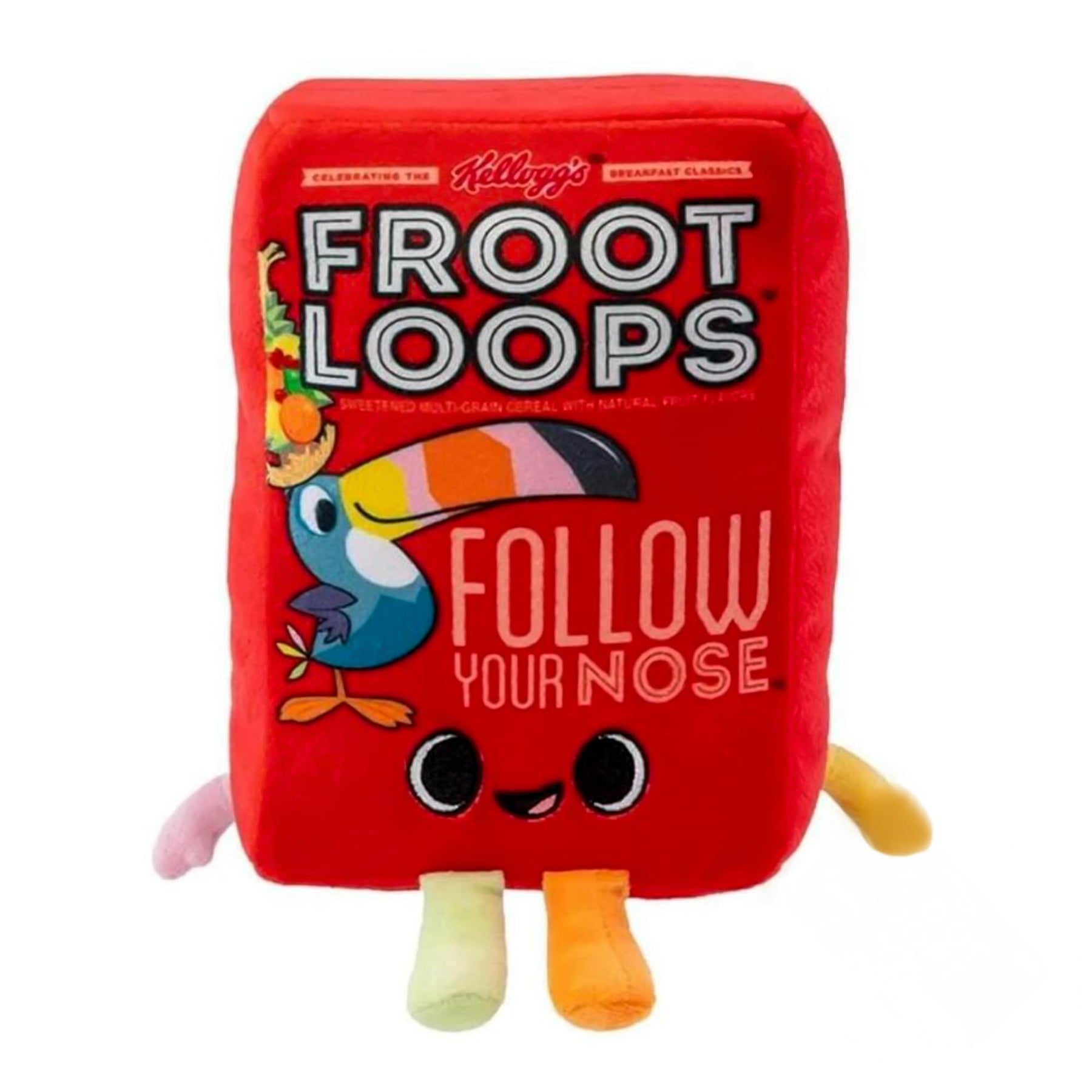 Kelloggs 6 Inch Funko Plush | Froot Loops Cereal Box