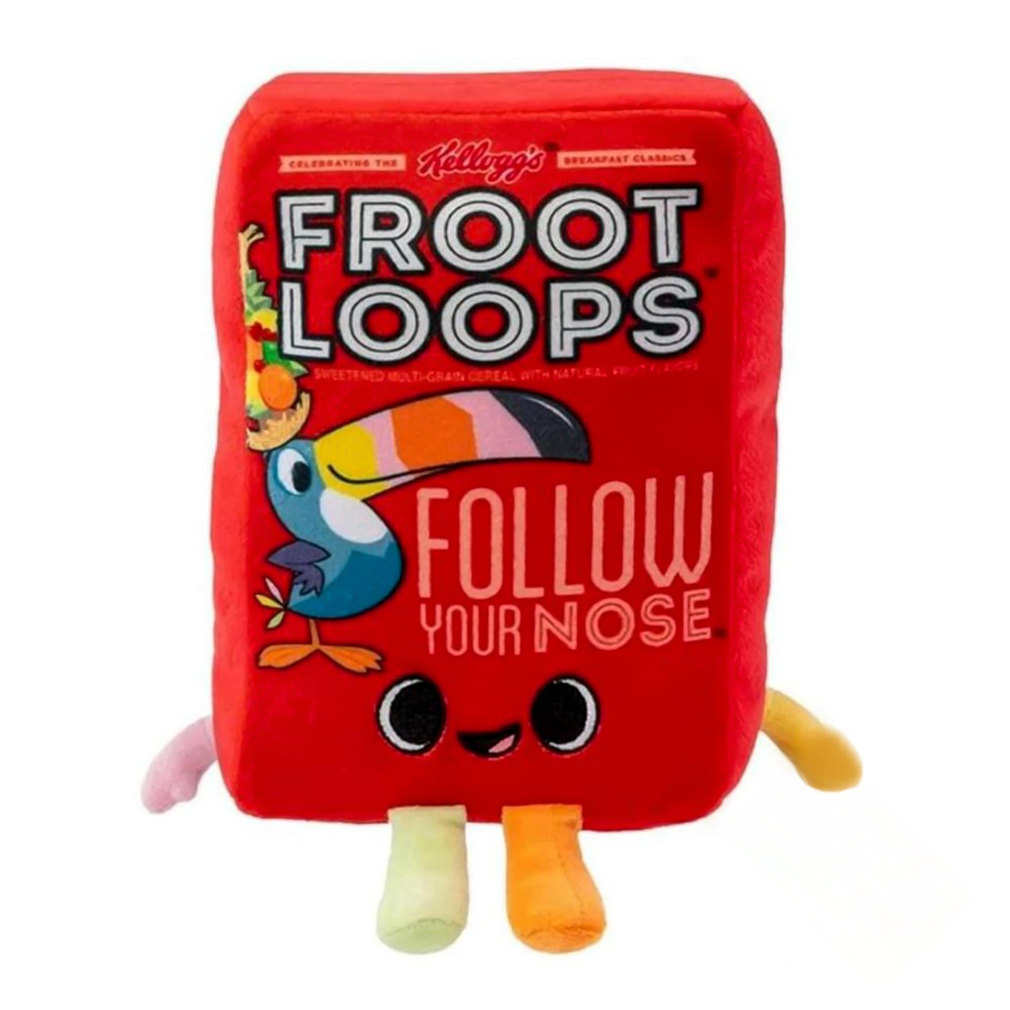 Kelloggs 6 Inch Funko Plush | Froot Loops Cereal Box