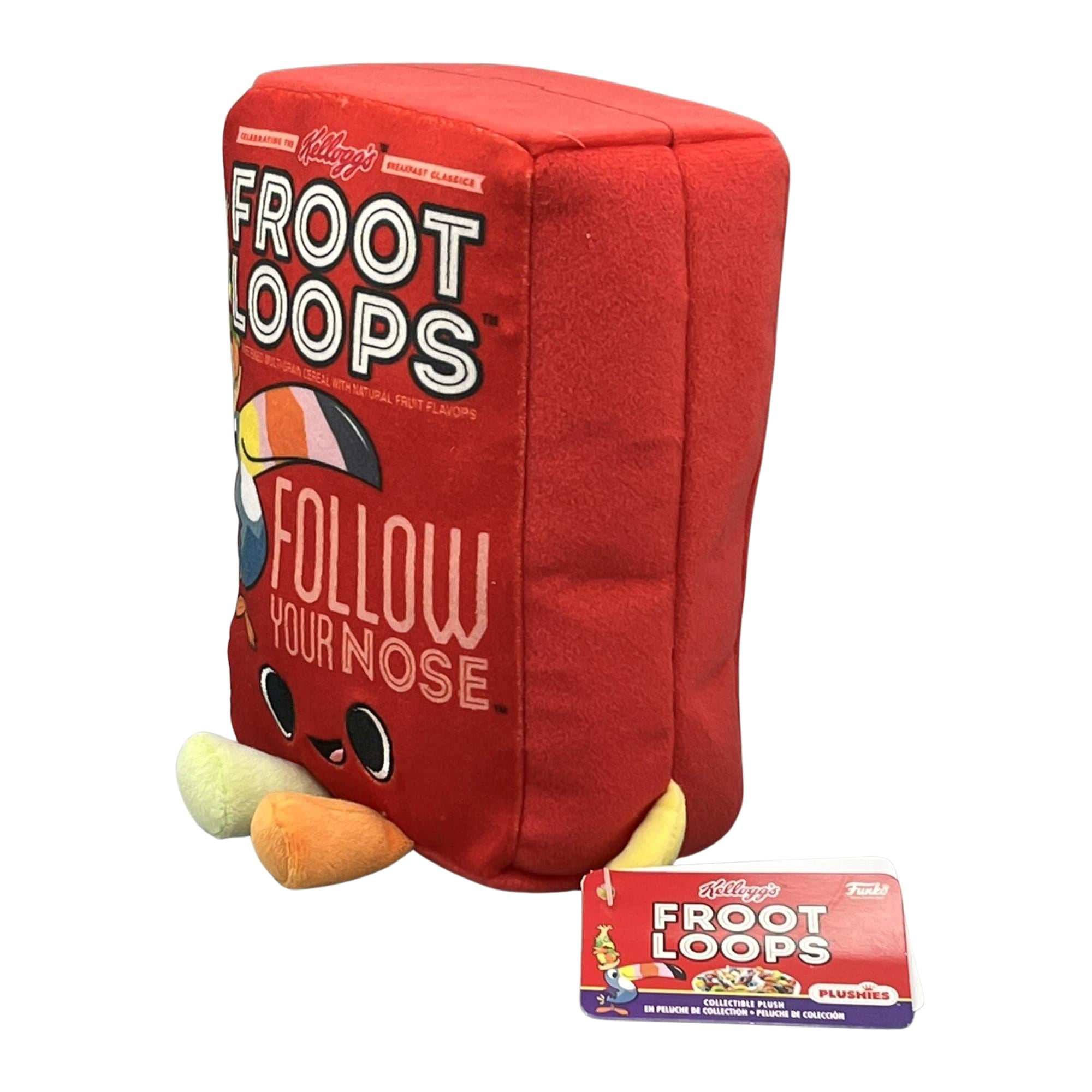 Kelloggs 6 Inch Funko Plush | Froot Loops Cereal Box