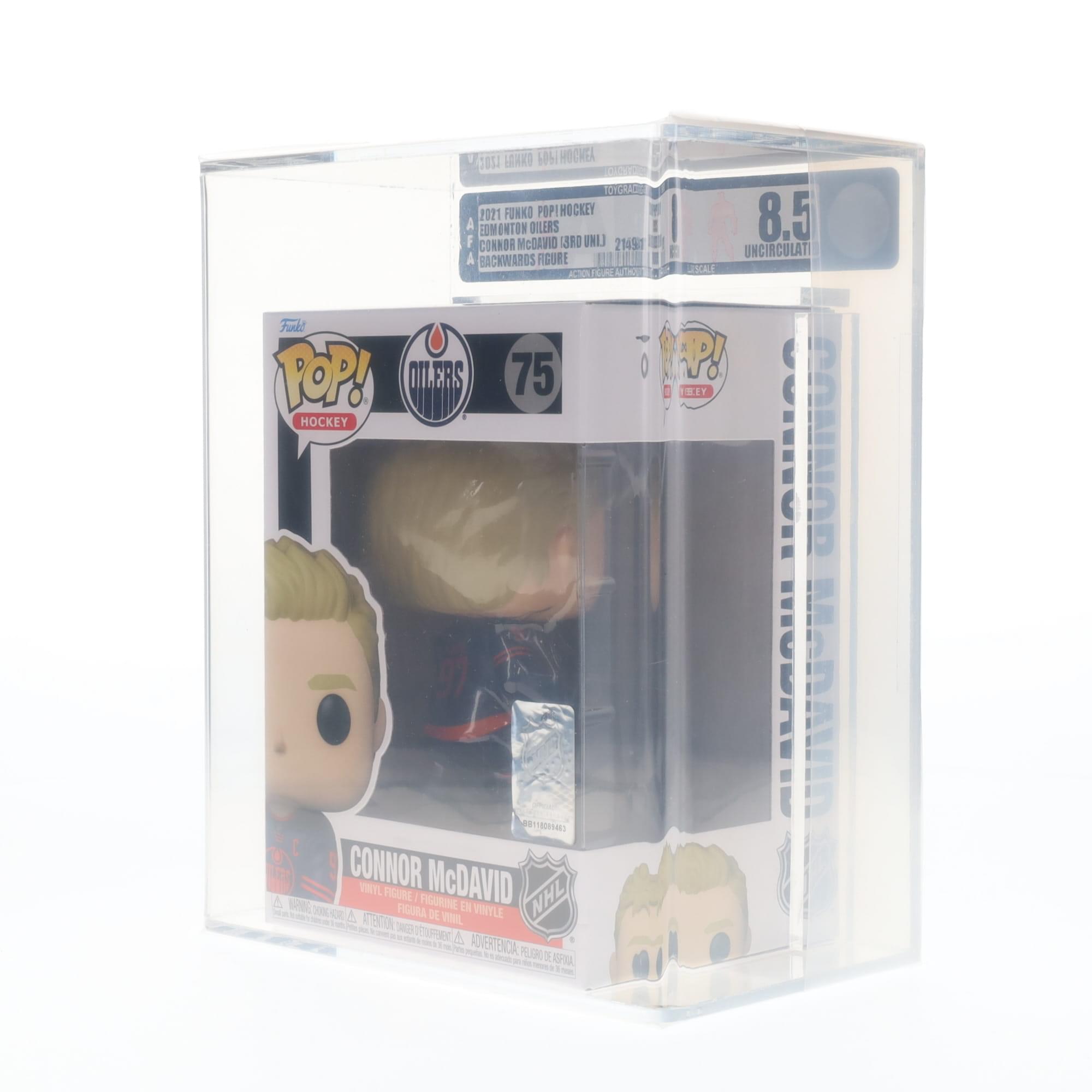 Edmonton Oilers NHL Funko POP | Connor McDavid (Third Uniform) | Rated AFA 8.5