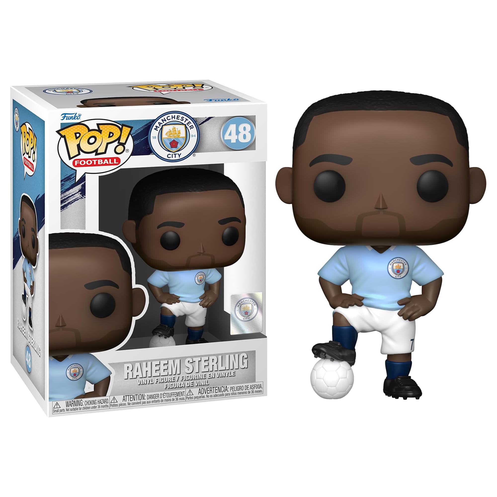 Manchester City Funko POP Football Vinyl Figure | Raheem Sterling