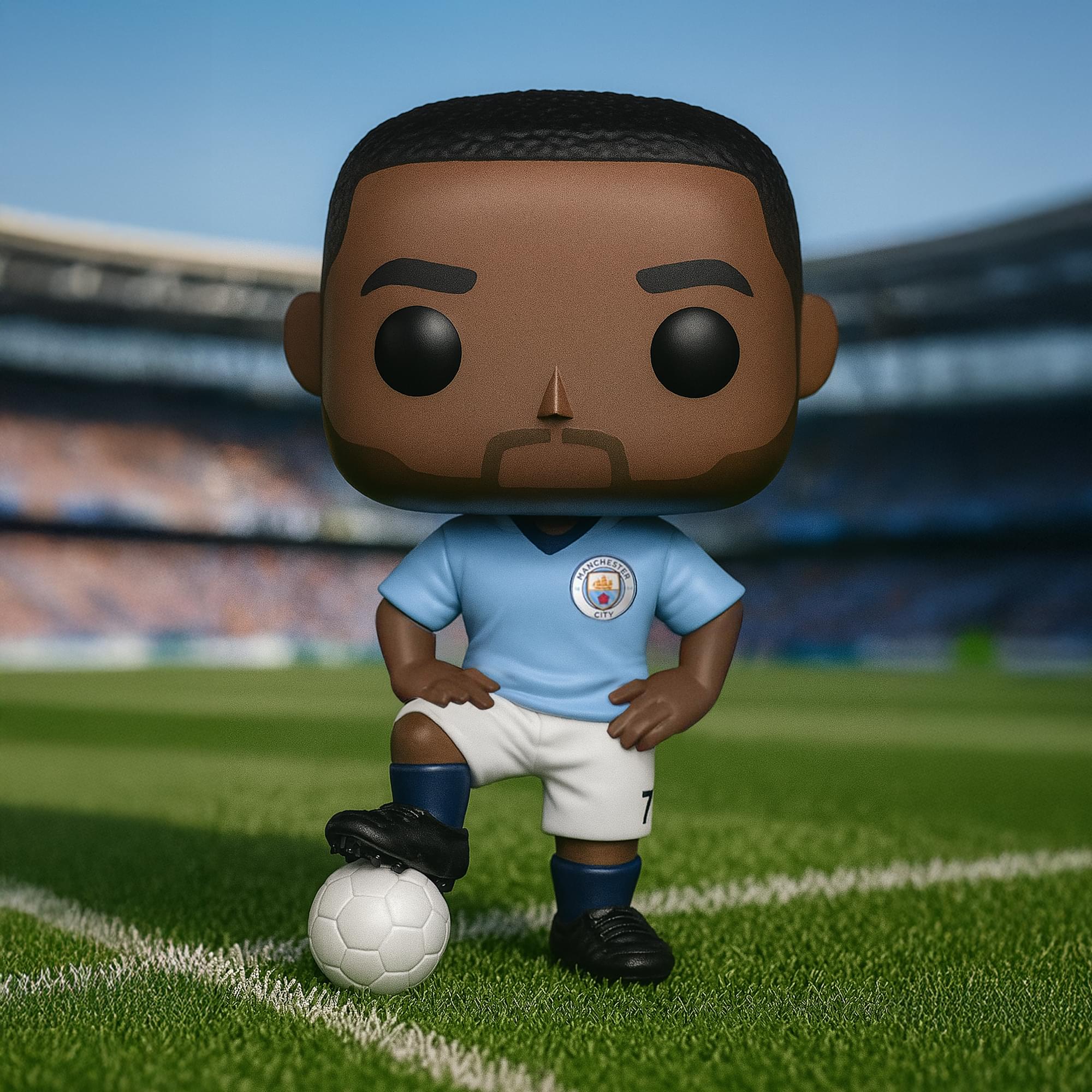 Manchester City Funko POP Football Vinyl Figure | Raheem Sterling